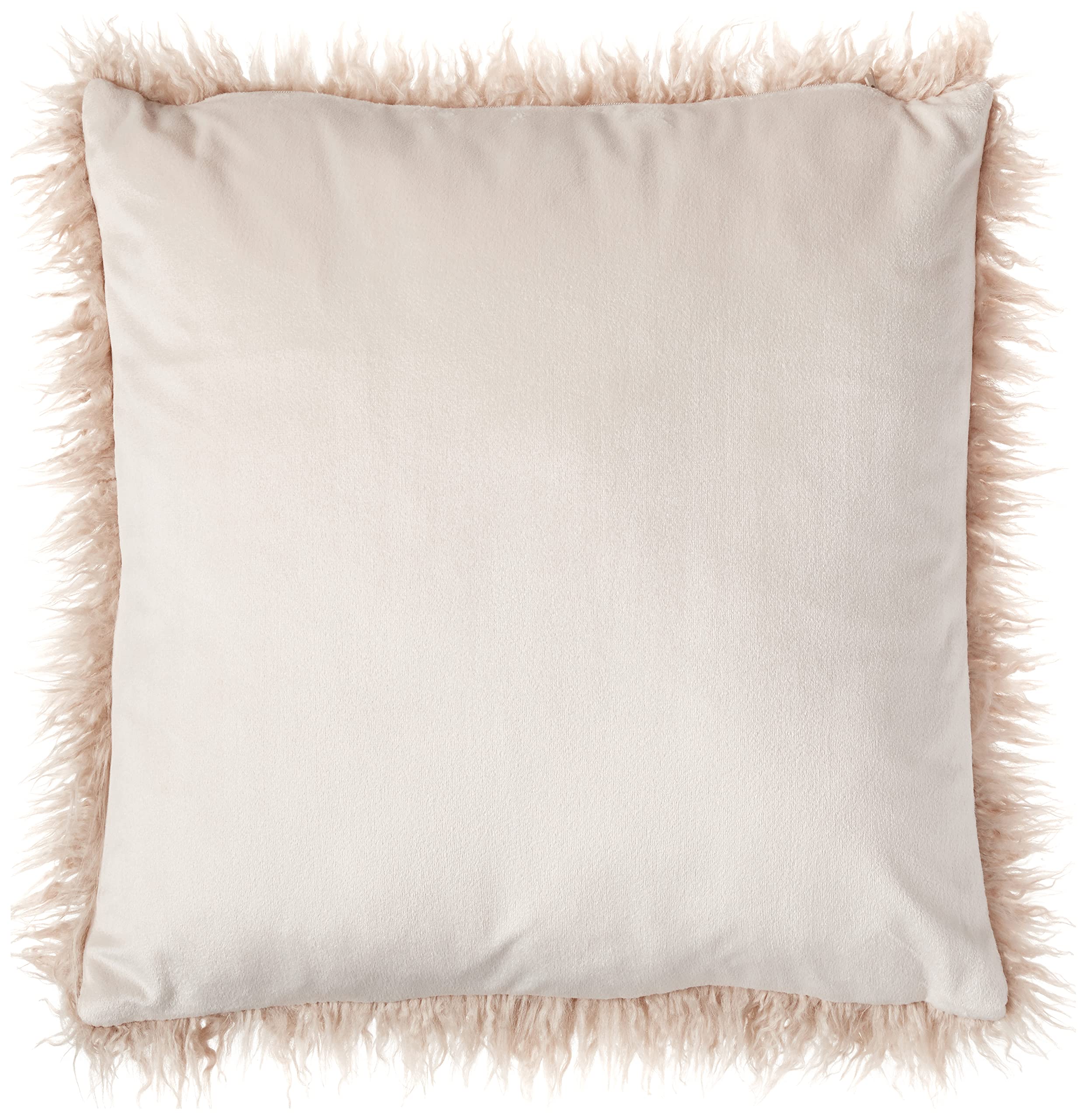 Saro Lifestyle Mongolian Faux Fur Poly Filled Throw Pillow