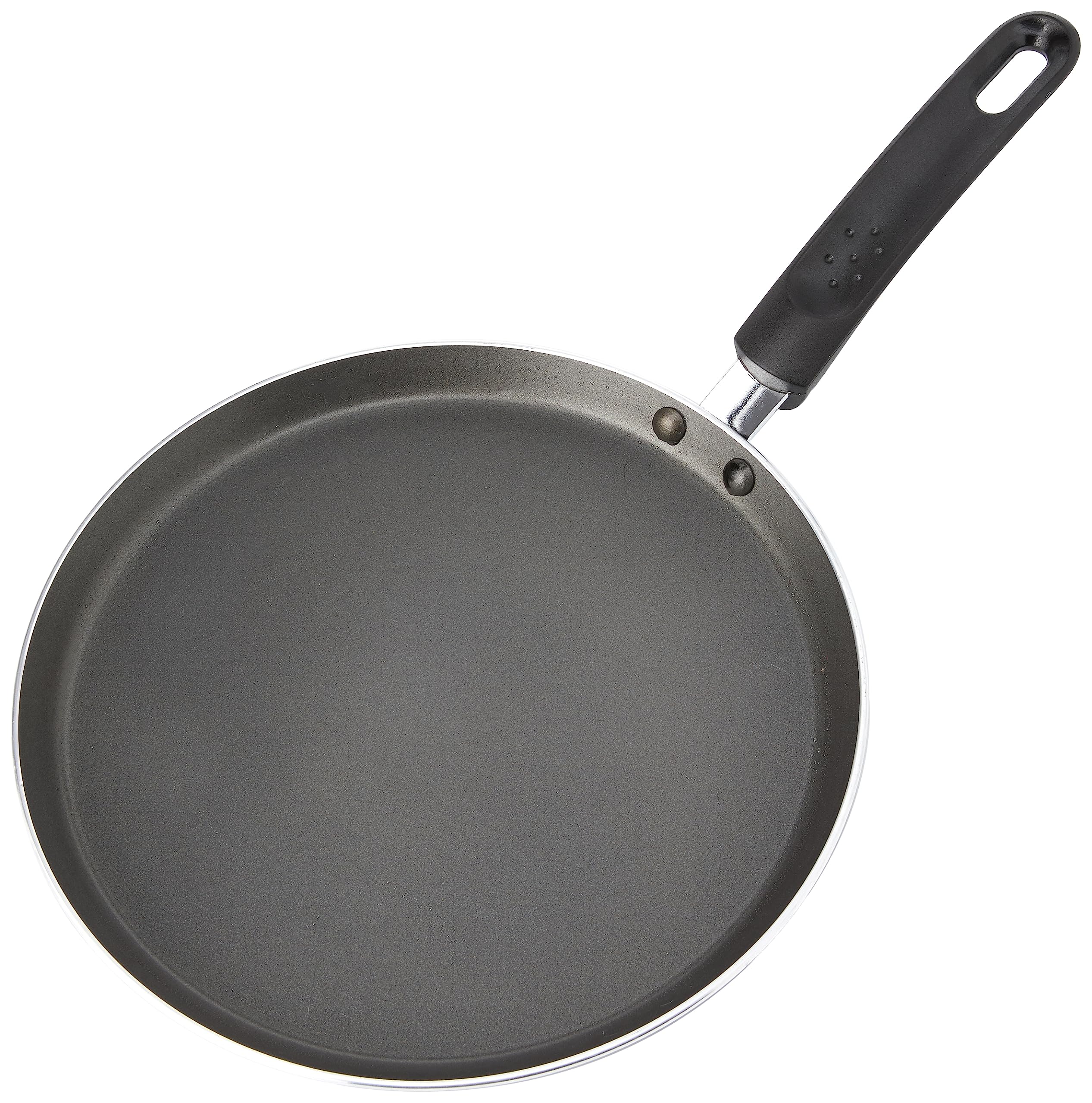 KitchenCraft Non Stick Pancake Pan with Printed Recipe, Aluminium, 24 cm