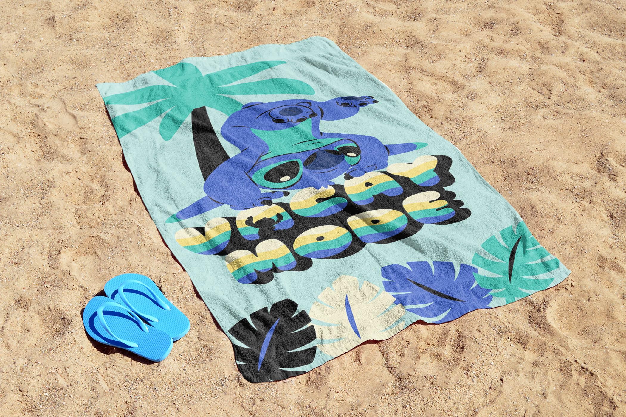 Disney Lilo & Stitch Kids Bath Pool Beach Towel - Super Soft & Absorbent 100% Cotton Towel  Measures 28 x 58