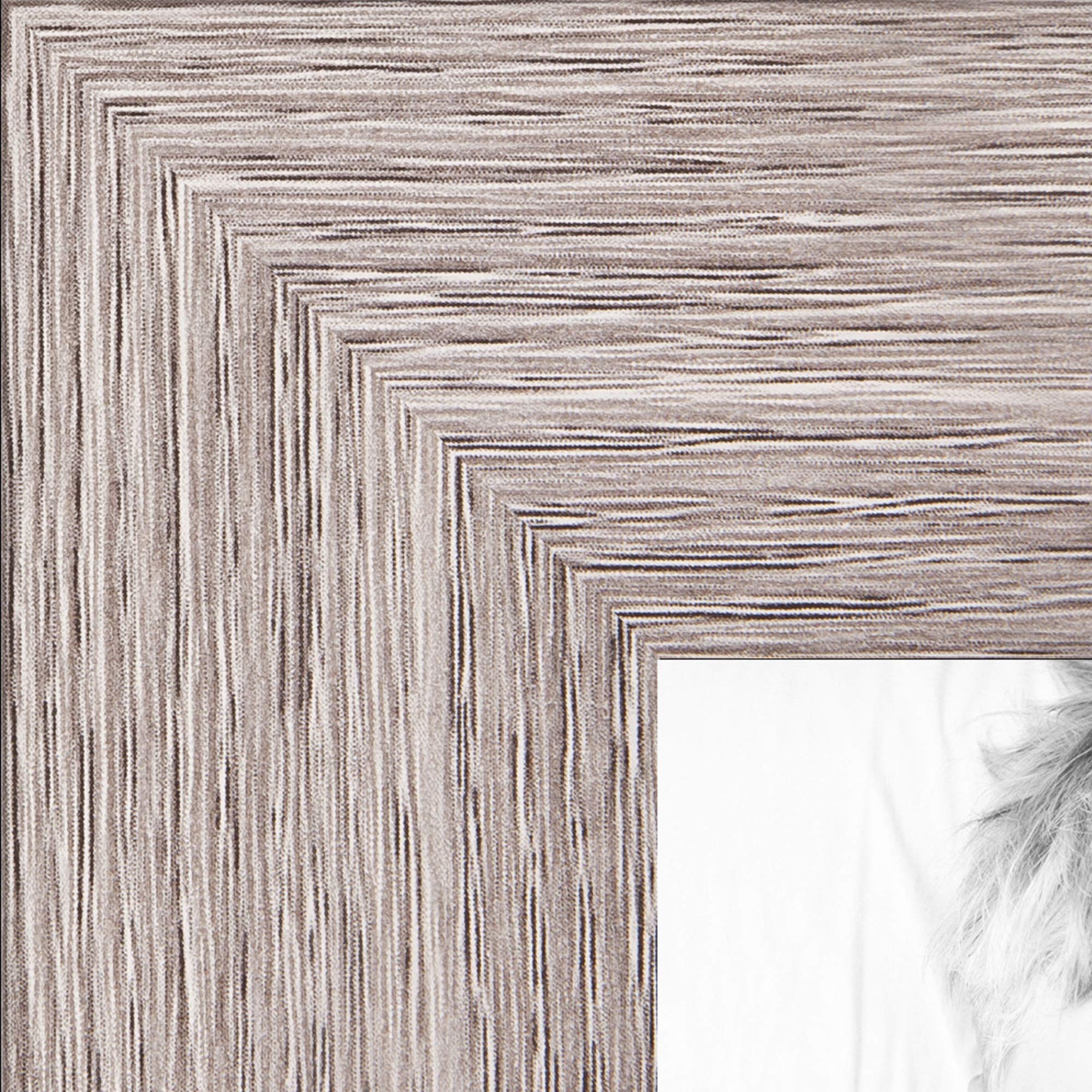 ArtToFrames 6x18 inch Gray Oak - Barnwood Picture Frame, 2WOM76808-973-6x18