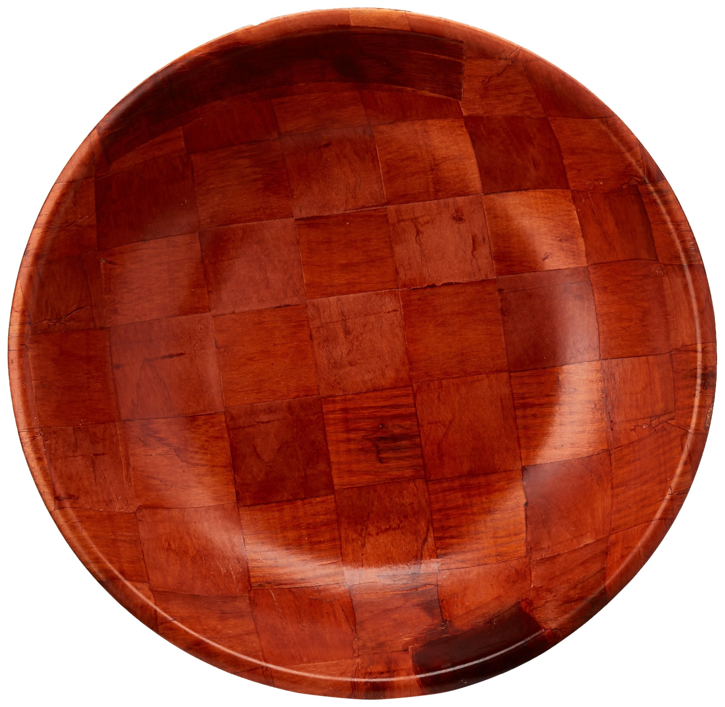 Winco Wwb-20 Wooden Woven Salad Bowl, 20-Inch Brown