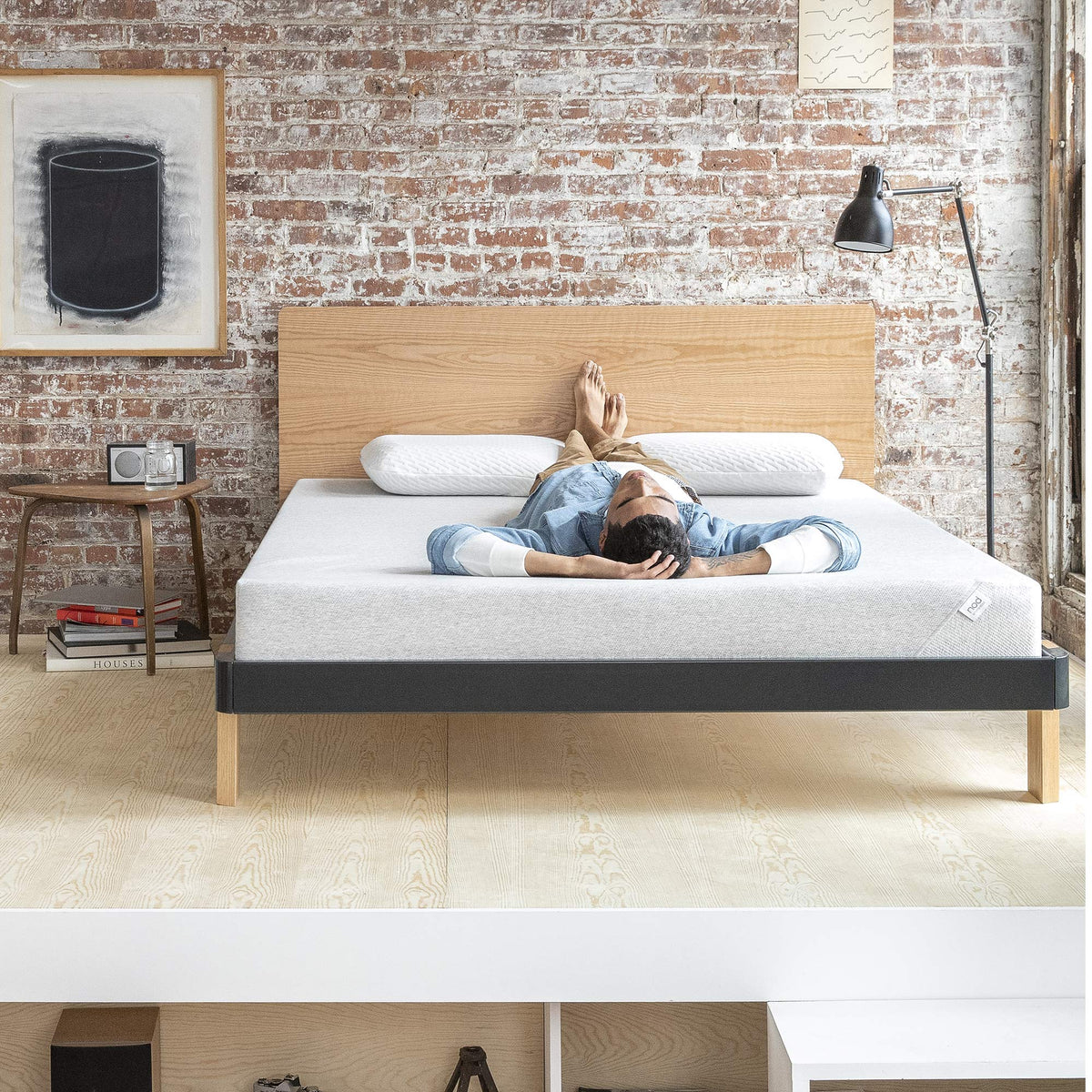 Nod By Tuft & Needle 8-Inch Full Mattress, Adaptive Foam Bed In A Box, Responsive And Supportive, Certipur-Us, 100-Night Sleep T