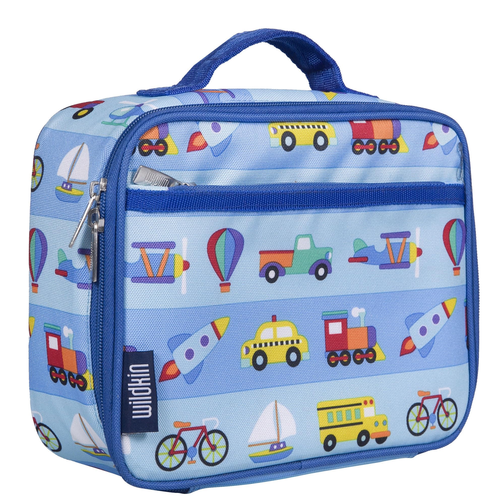 Wildkin Kids Insulated Lunch Box - Durable and Reusable for School & Travel - On the Go