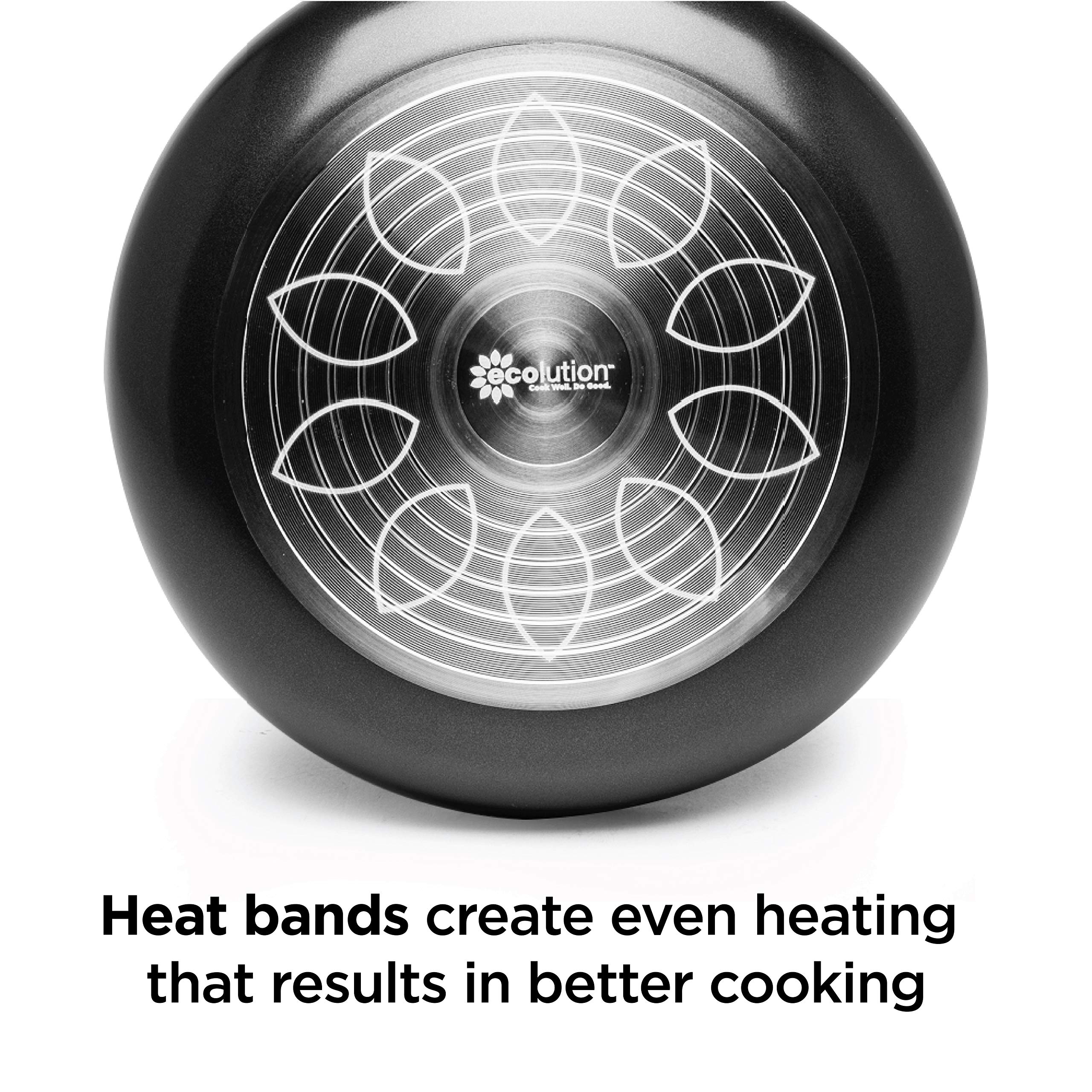 Ecolution Evbk-5124 Evolve Fry Pan, 9.5 Inch, Black