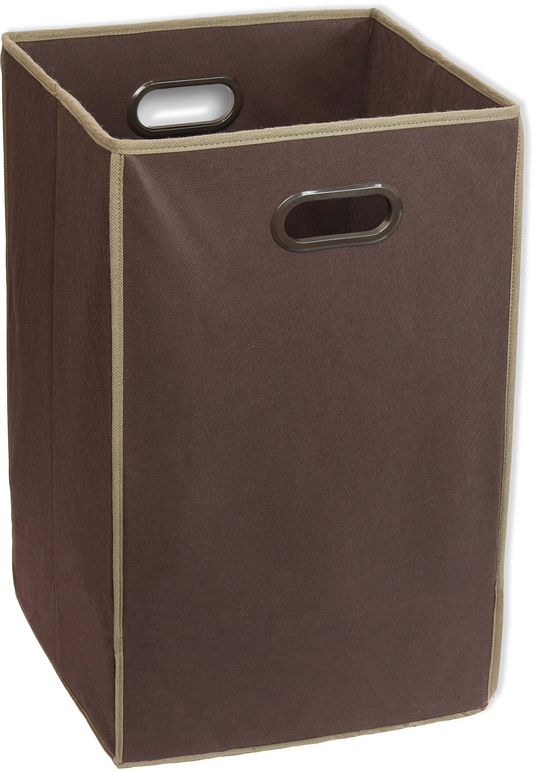 Simple Houseware Foldable Closet Laundry Hamper Basket, Brown