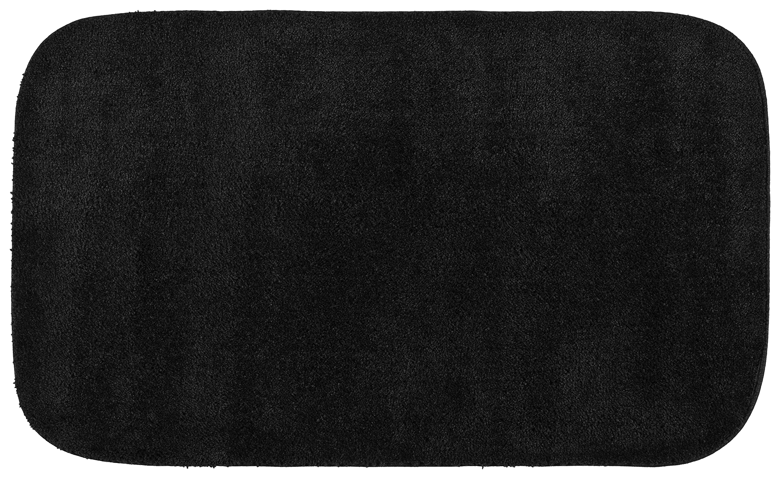 Garland Rug Traditional Bath Rug, 24-Inch By 40-Inch, Black