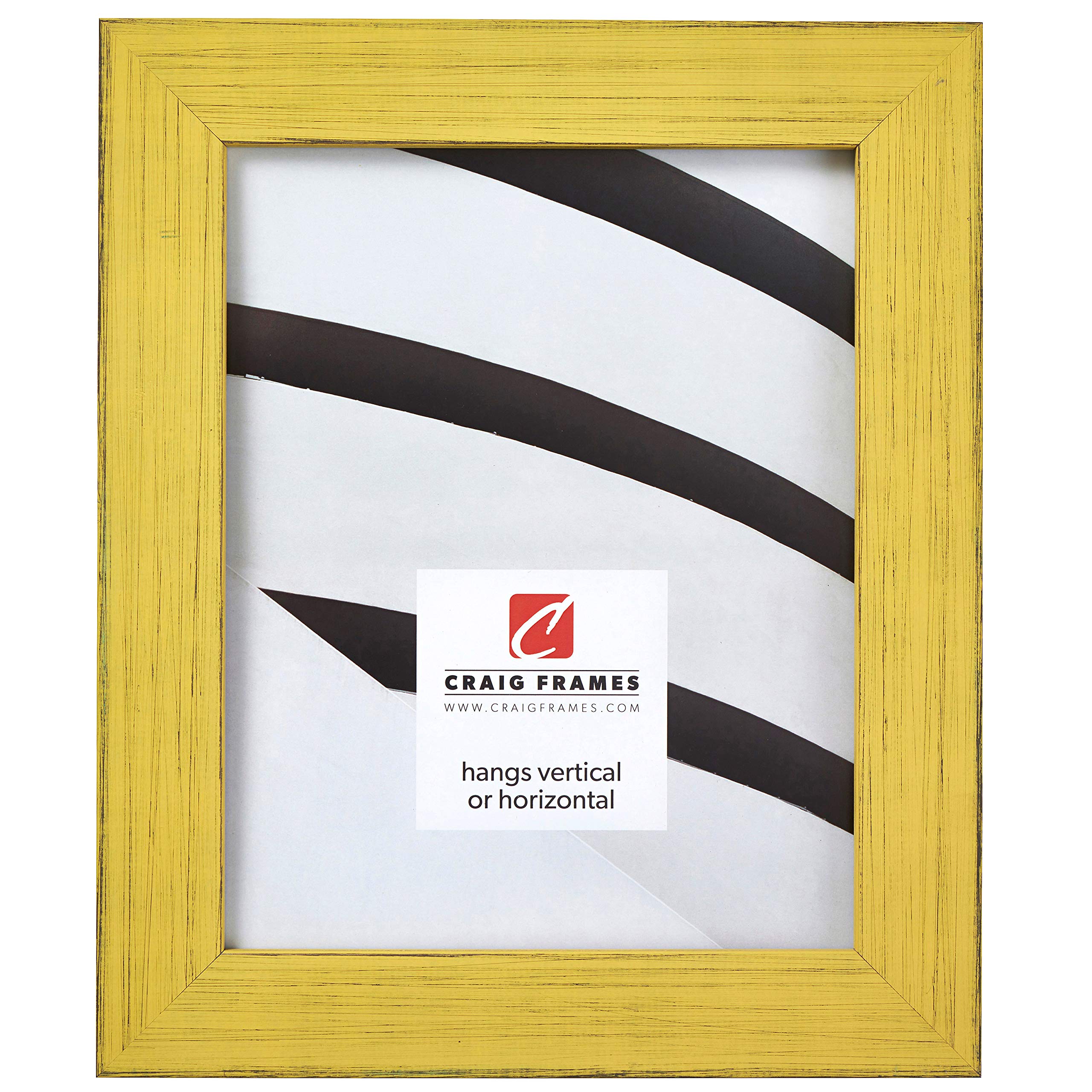 Craig Frames Jasper Picture Frame, 11 x 14 Inch, Country Southern Yellow