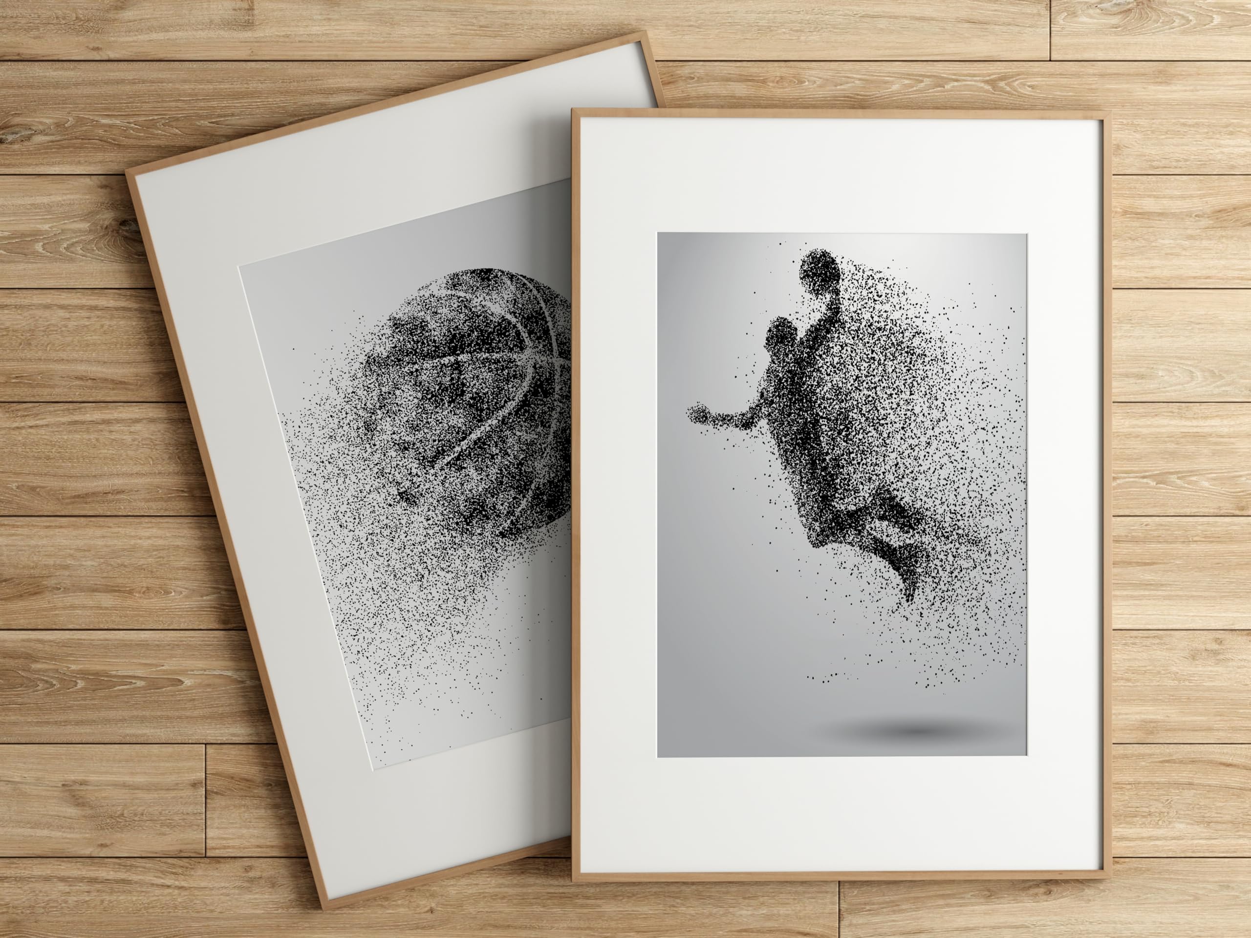 Basketball Wall Art Prints Set of 4 (8x10) Unframed Basketball Posters Basketball Room Decor For Men Kids Teenagers Basketball Wall Decor Basketball Boys Bedroom Decor