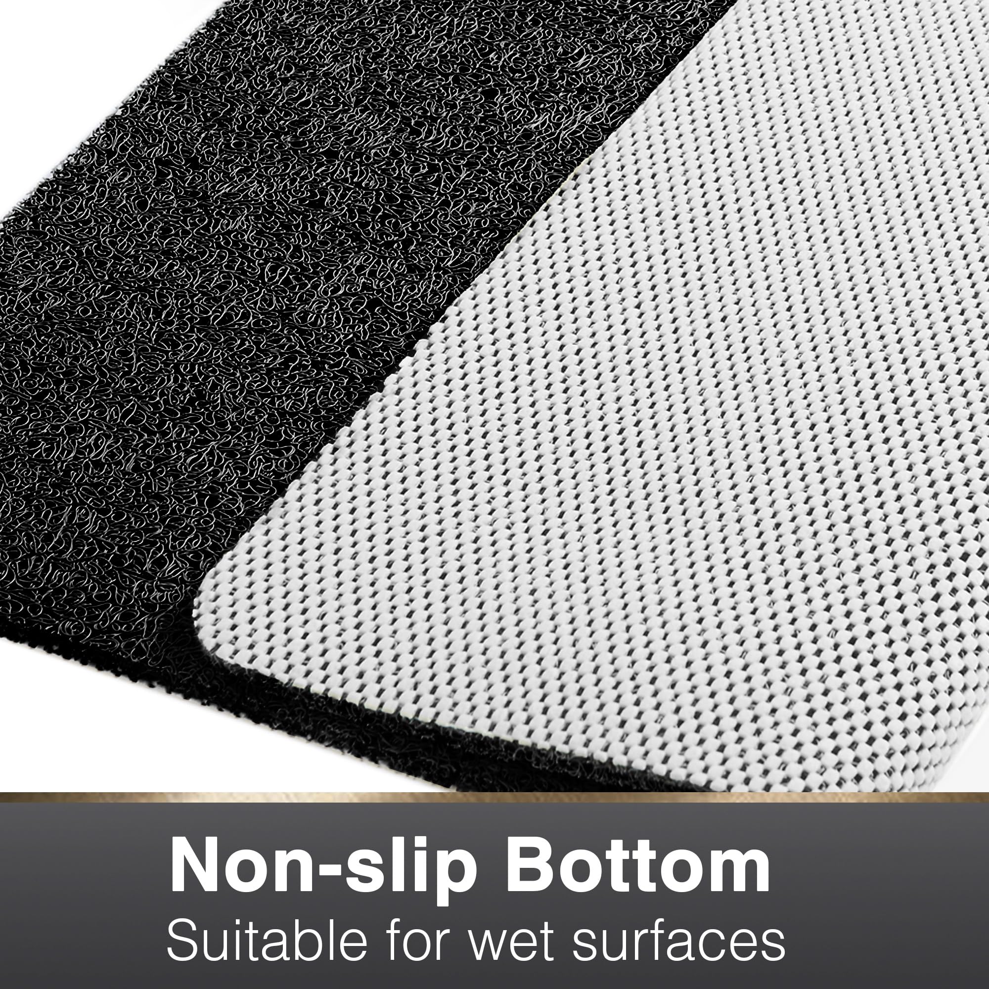Asvin Soft Textured Bath  Shower  Tub Mat  24x16 Inch  Phthalate Free  Non Slip Comfort Bathtub Mats with Drain  PVC Loofah Bathroom Mats for Wet Areas  Quick Drying