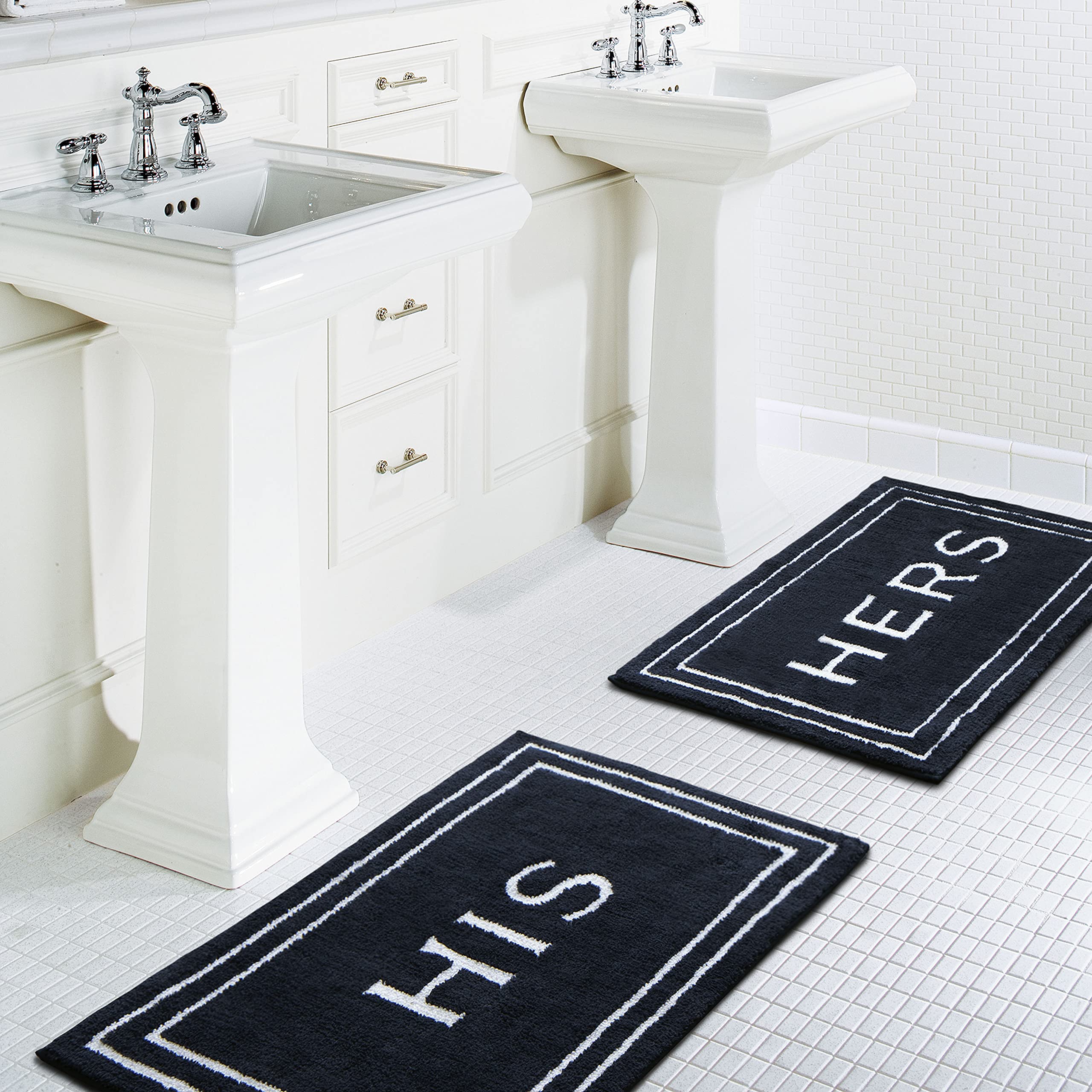 Mohawk Home Hers Indigo 1' 8'' X 2' 10'' Bath Mat