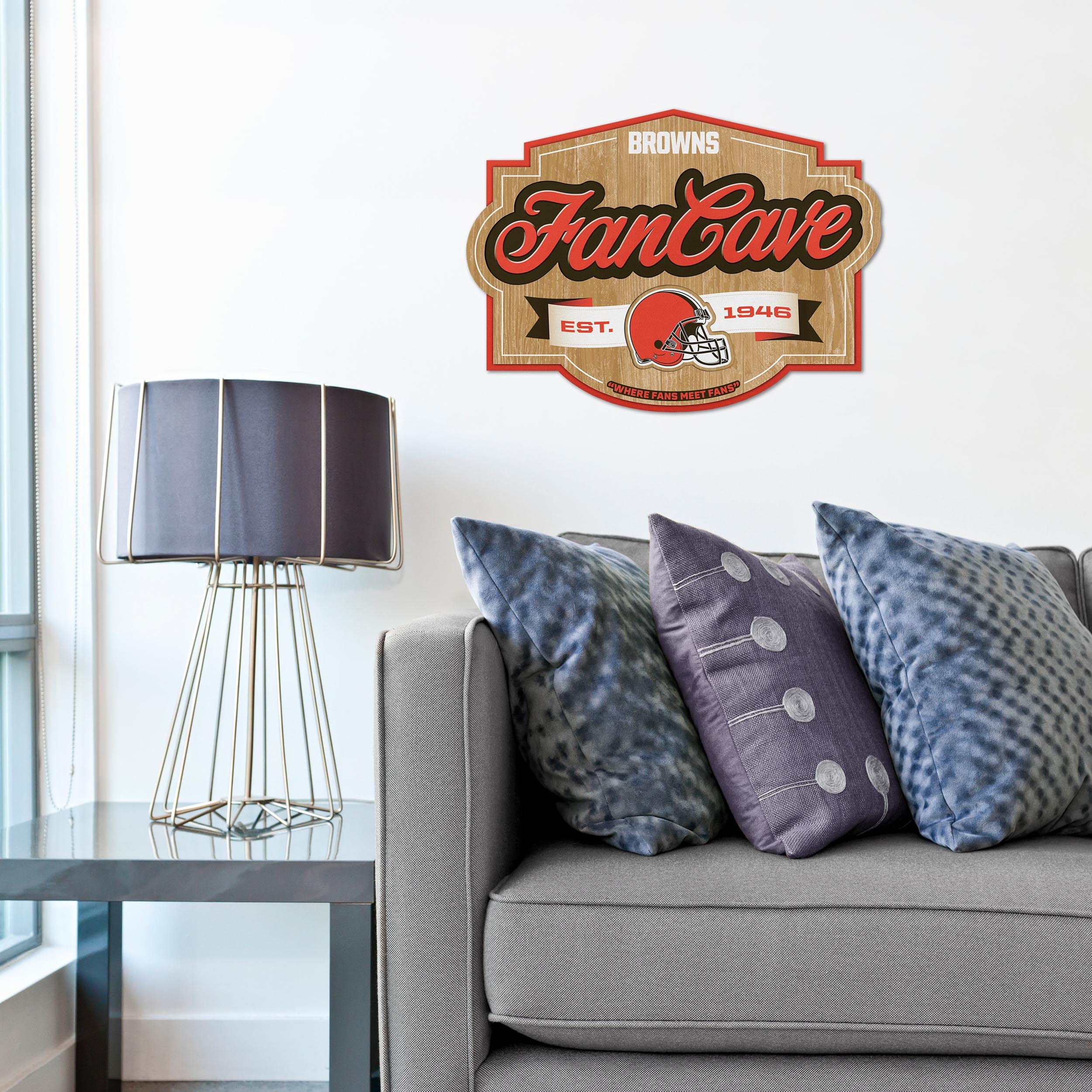 Youthefan Nfl Cleveland Browns Fan Cave Sign