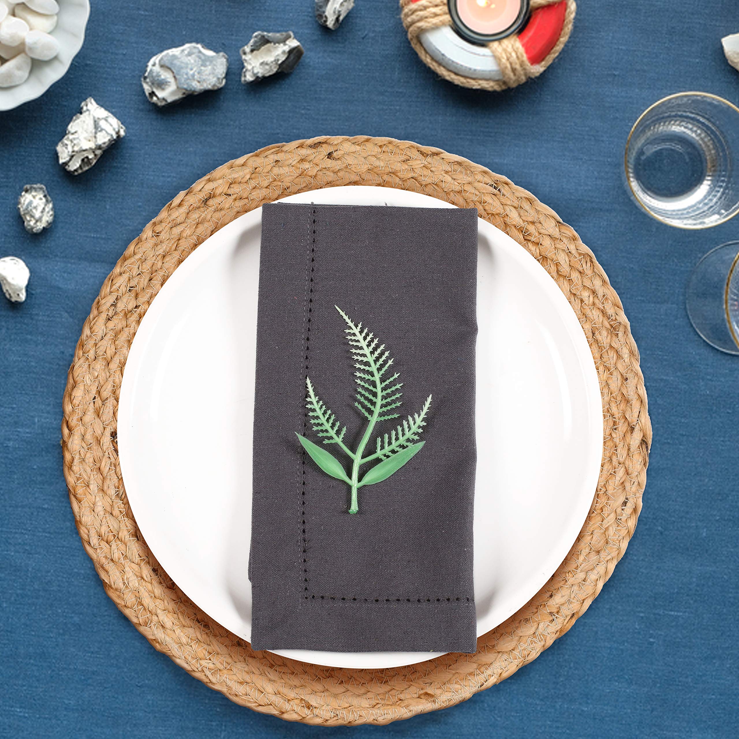 Cloth Napkins Set Of 12 Hemstitch, Cloth Napkins, Cloth Dinner Napkin For Christmas Decoration, Cotton Napkins Cloth Washable, F