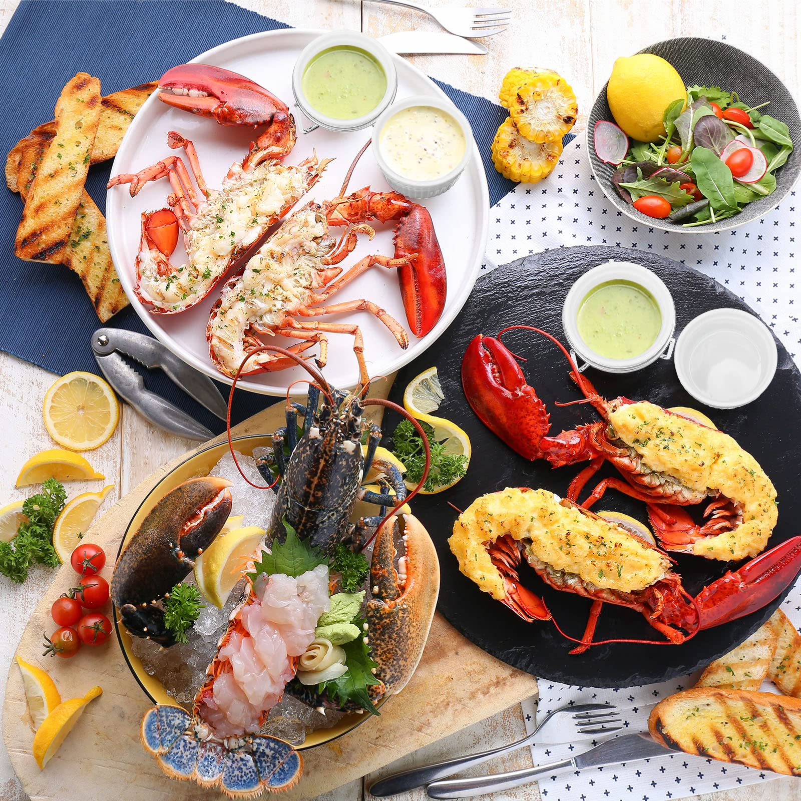 60 Pcs Ceramic Butter Warmers Set, Include 12 Pcs Butter Warmers For Seafood Butter Melter With Stands, 48 Pcs Tea Light Candles