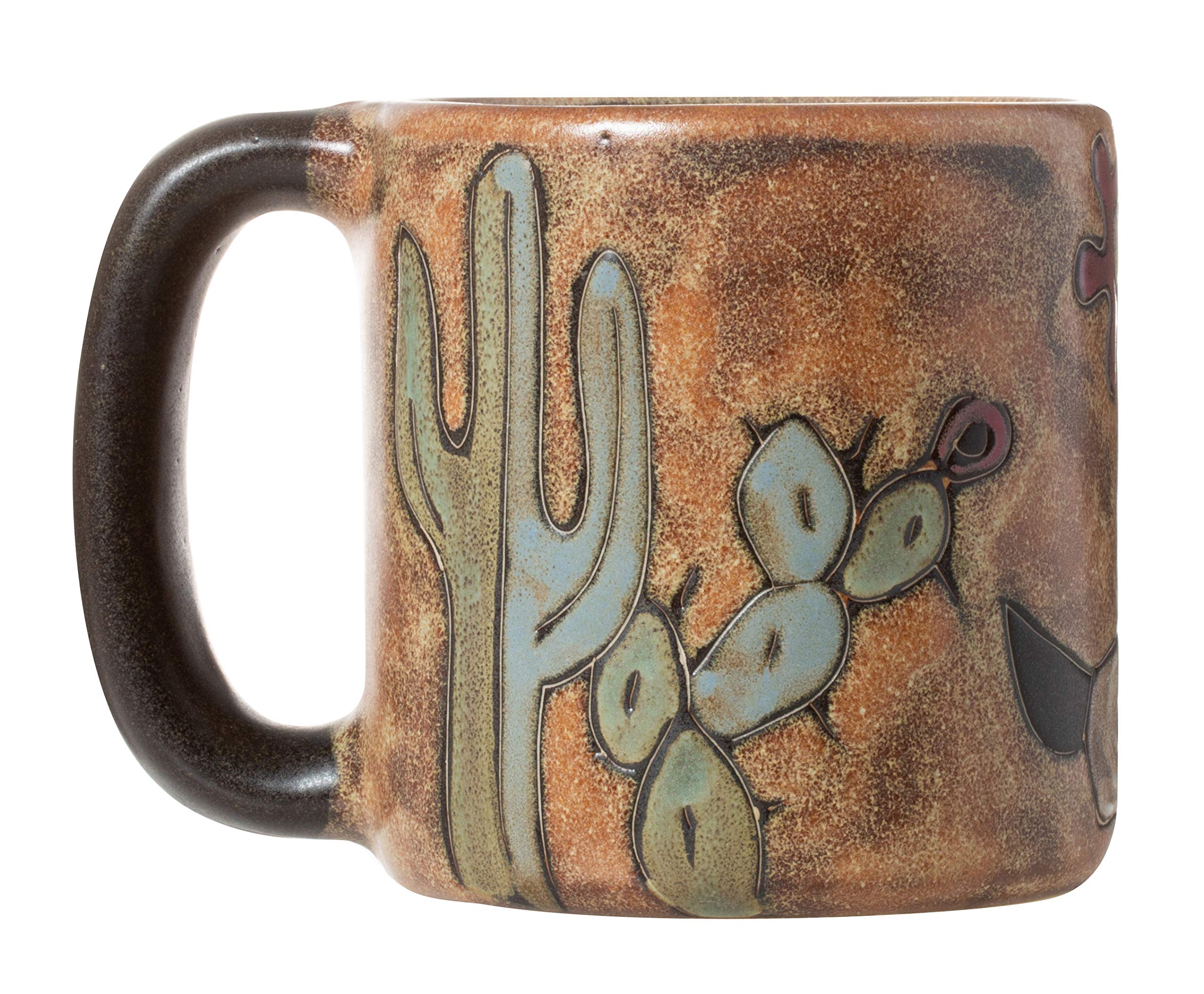 Mara Stoneware Death Valley Desert Cactus 16oz Handcrafted Mug