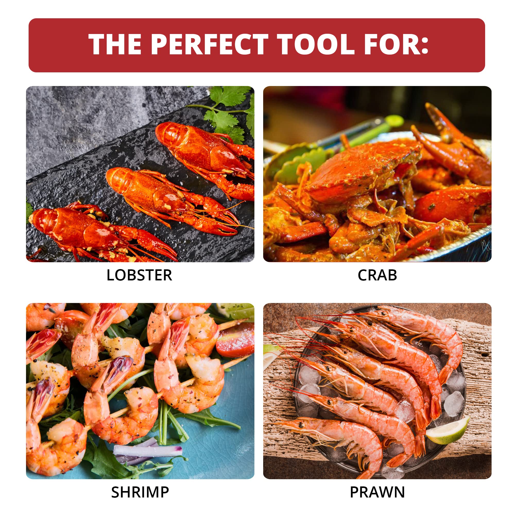 Maine Man Ez Seafood Shellers, Set Of 4