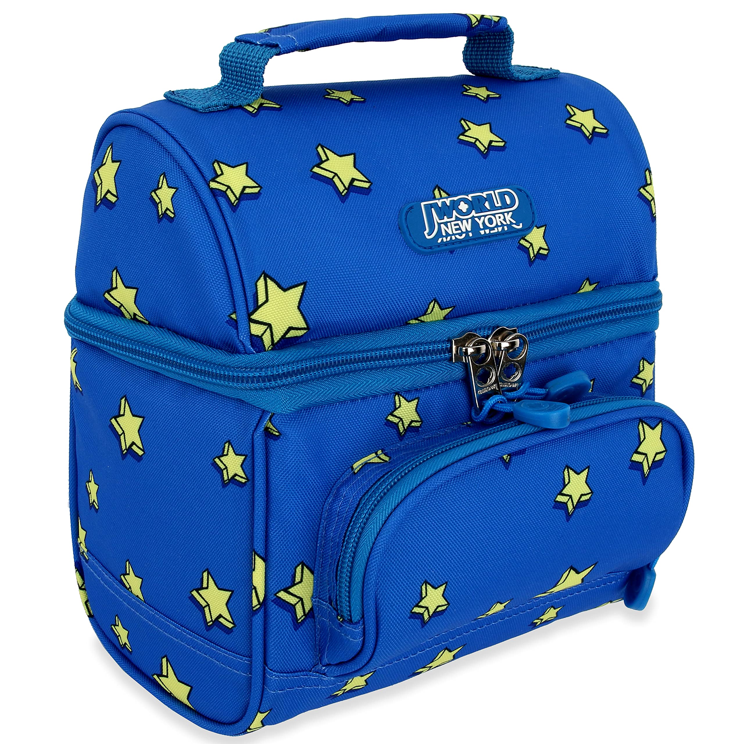 J World Corey Kids Lunch Bag. Insulated Lunch-Box For Boys Girls, Little Stars