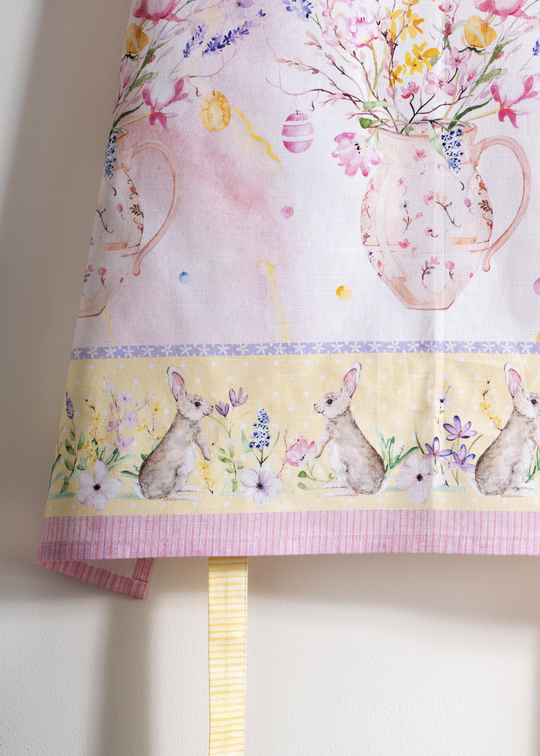 Maison D' Hermine Apron 100% Cotton 27.50''X31.50'' 1 Piece Adjustable Neck Strap Apron With Center Pocket For Mother'S Day Gift