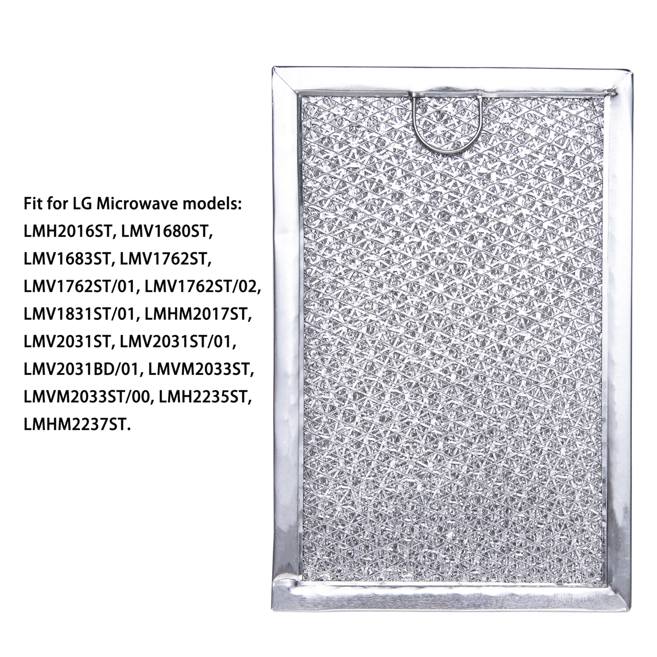 Grease Filter For Lg Microwave Lmv1683St, Lmv2031St, Lmv2031Bd, Lmhm2237St, Lmh2235St, Lmv1831St, Lmv1762St, Lmhm2017St, Lmh2016