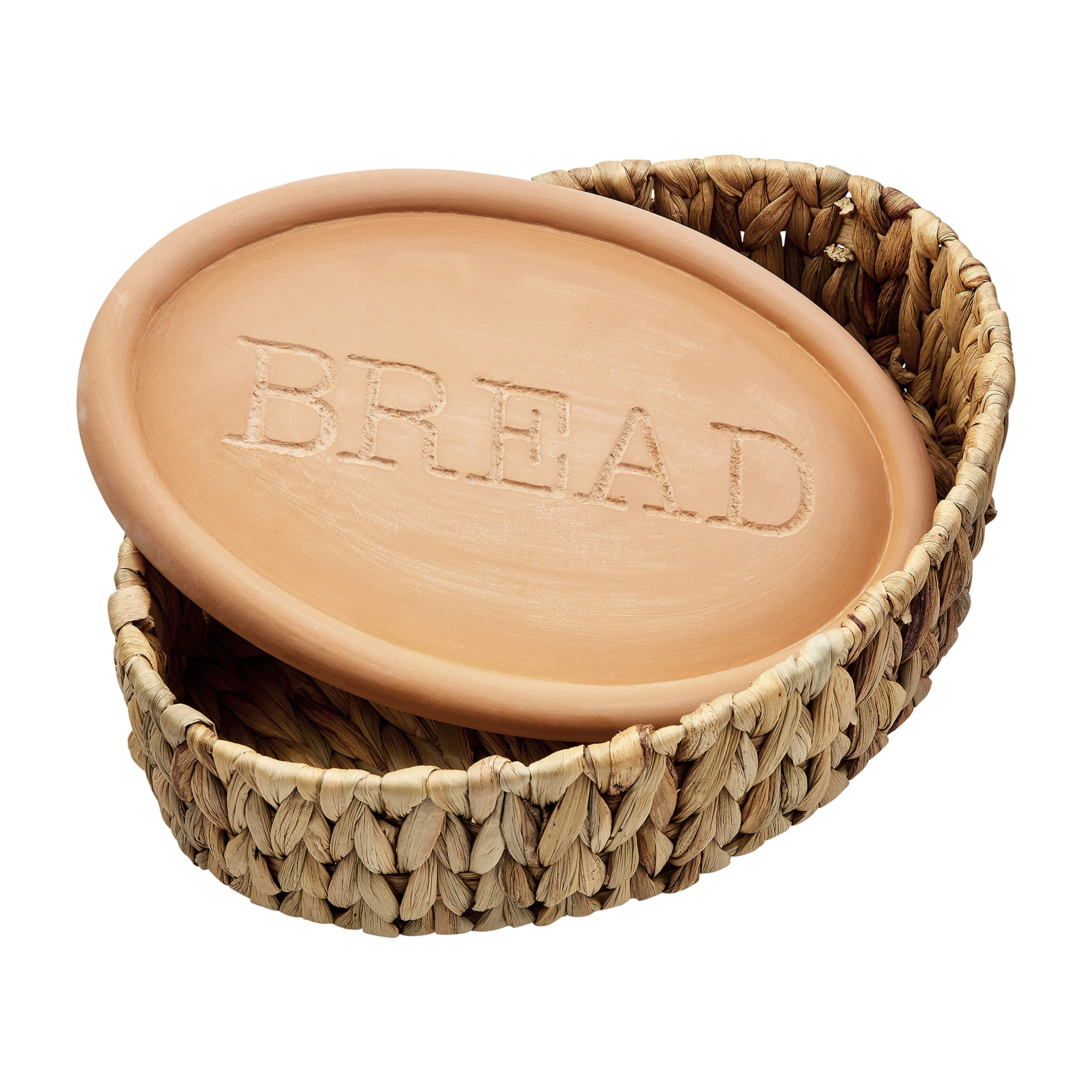 Mud Pie Terracotta Bread Warming Set, Brown, 8 1/2'' X 12 1/2''
