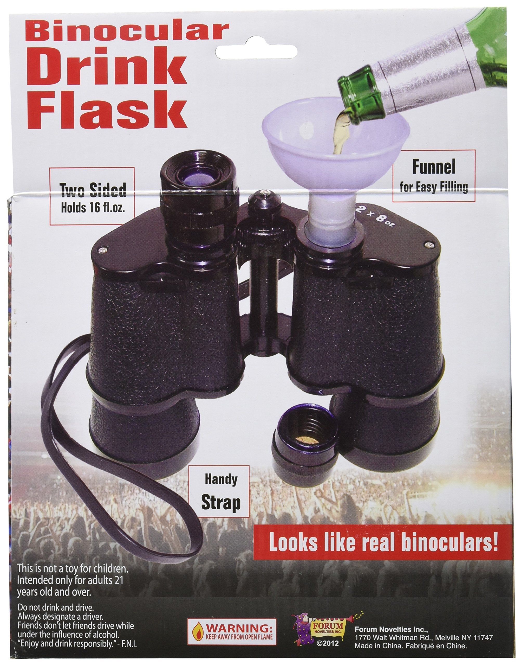 Forum Novelties 52943 Double Sided Binocular Flask