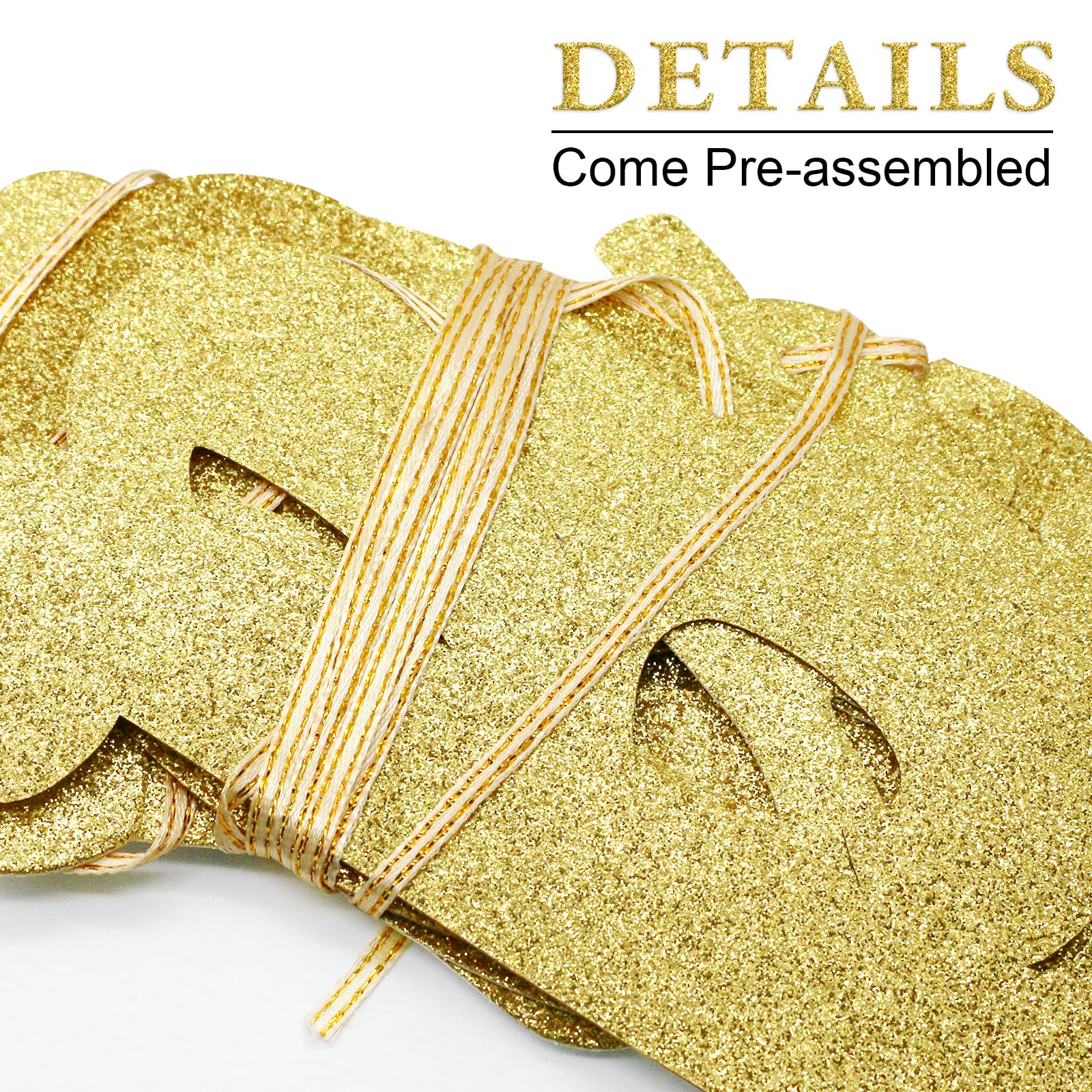 Buon Compleanno Banner, Italian Happy Birthday Sign Garland Party Decorations Anniversary Decor Photo Booth Props Gold