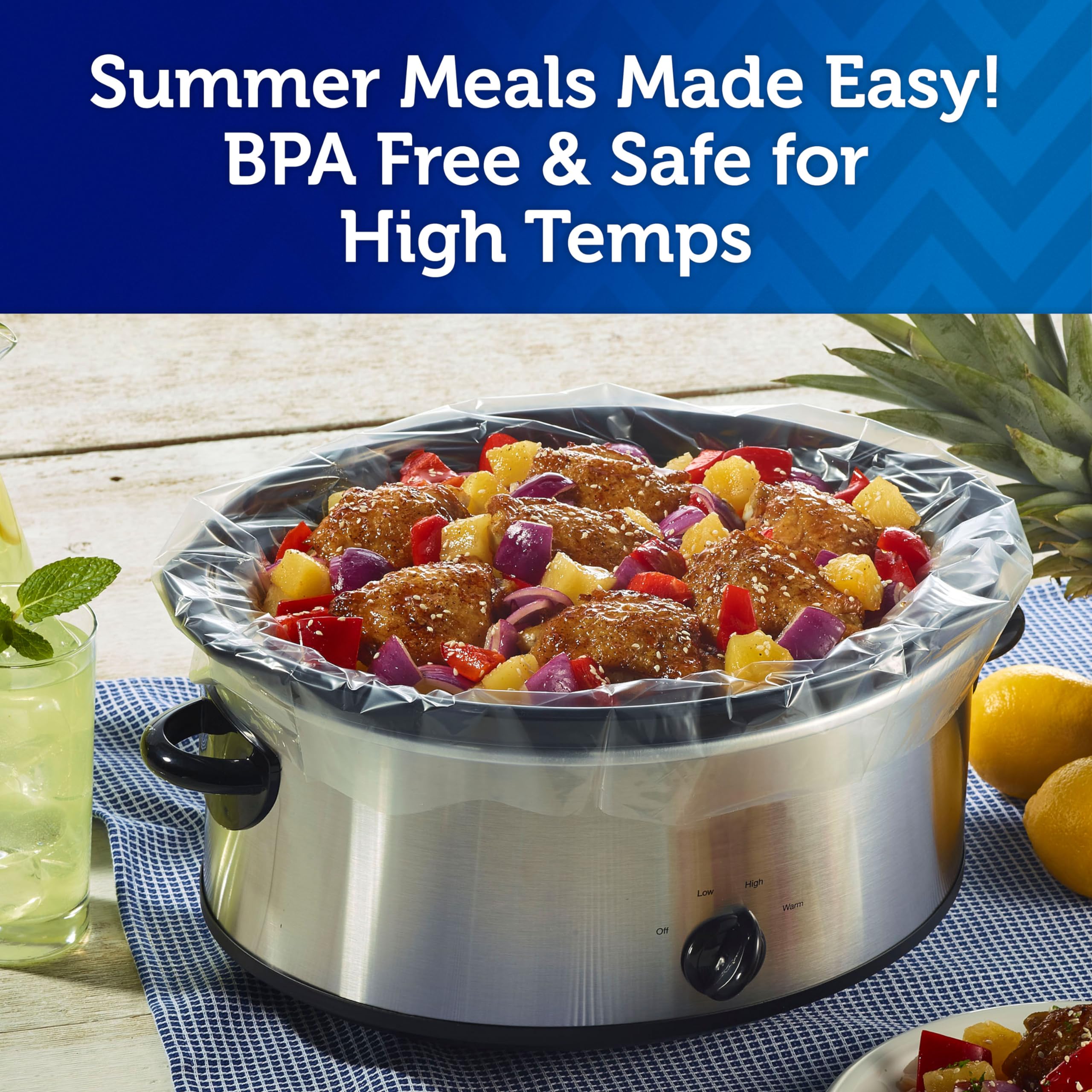 Reynolds Kitchens Slow Cooker Liners, Regular (Fits 3-8 Quarts), 6 Count