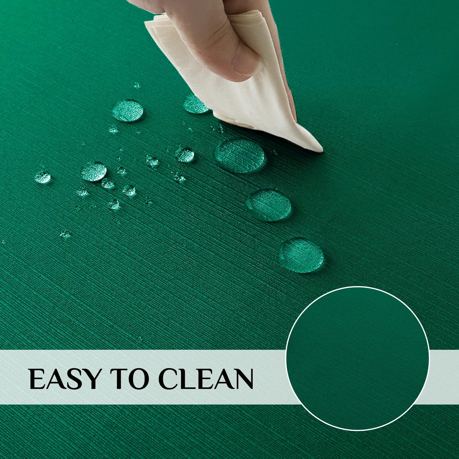 Softalker Jacquard Rectangle Tablecloth - Geometric Line Damask Table Covers Waterproof Stain Resistant Washable Polyester Table