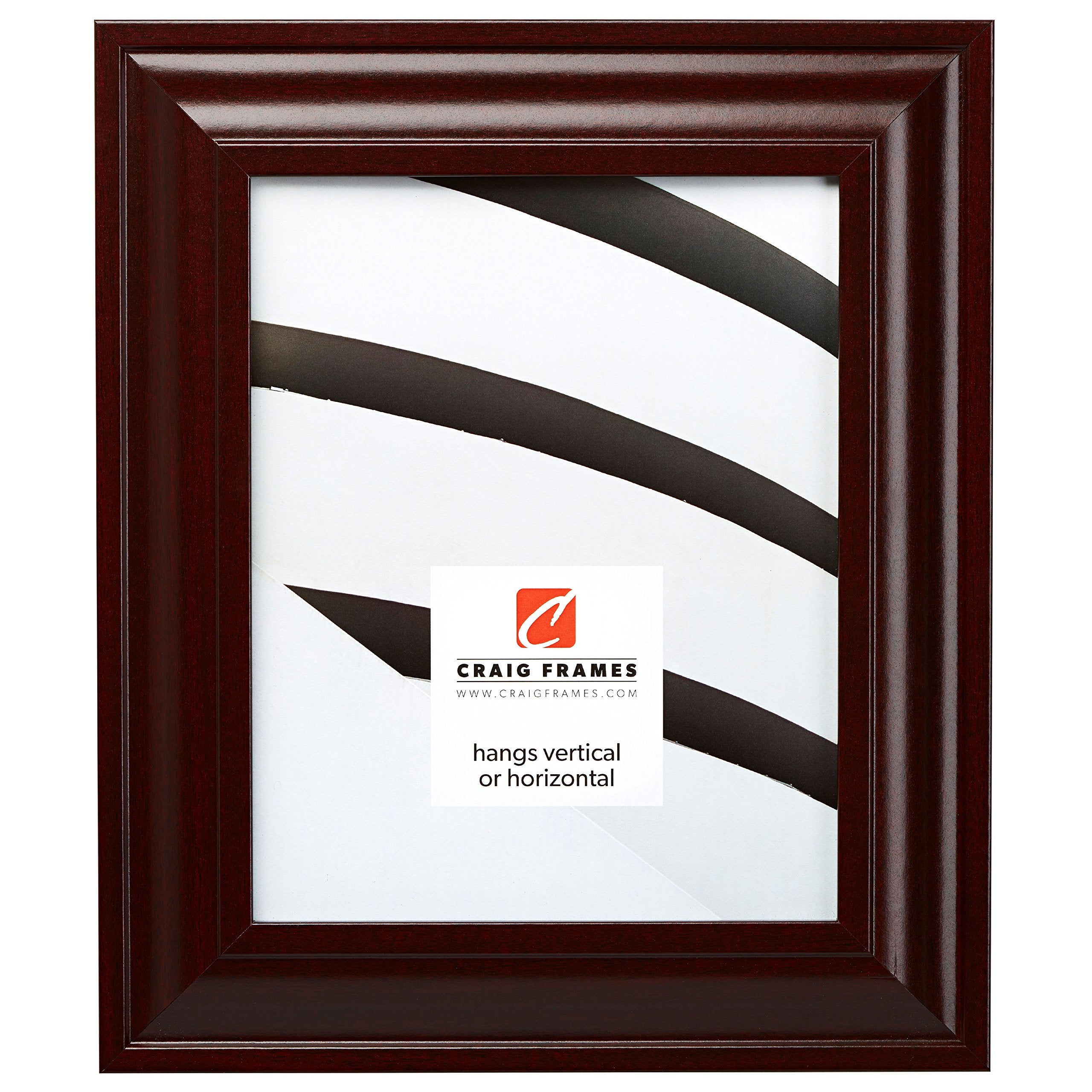 Craig Frames Upscale, 16x20 Picture Frame, Dark Mahogany Red