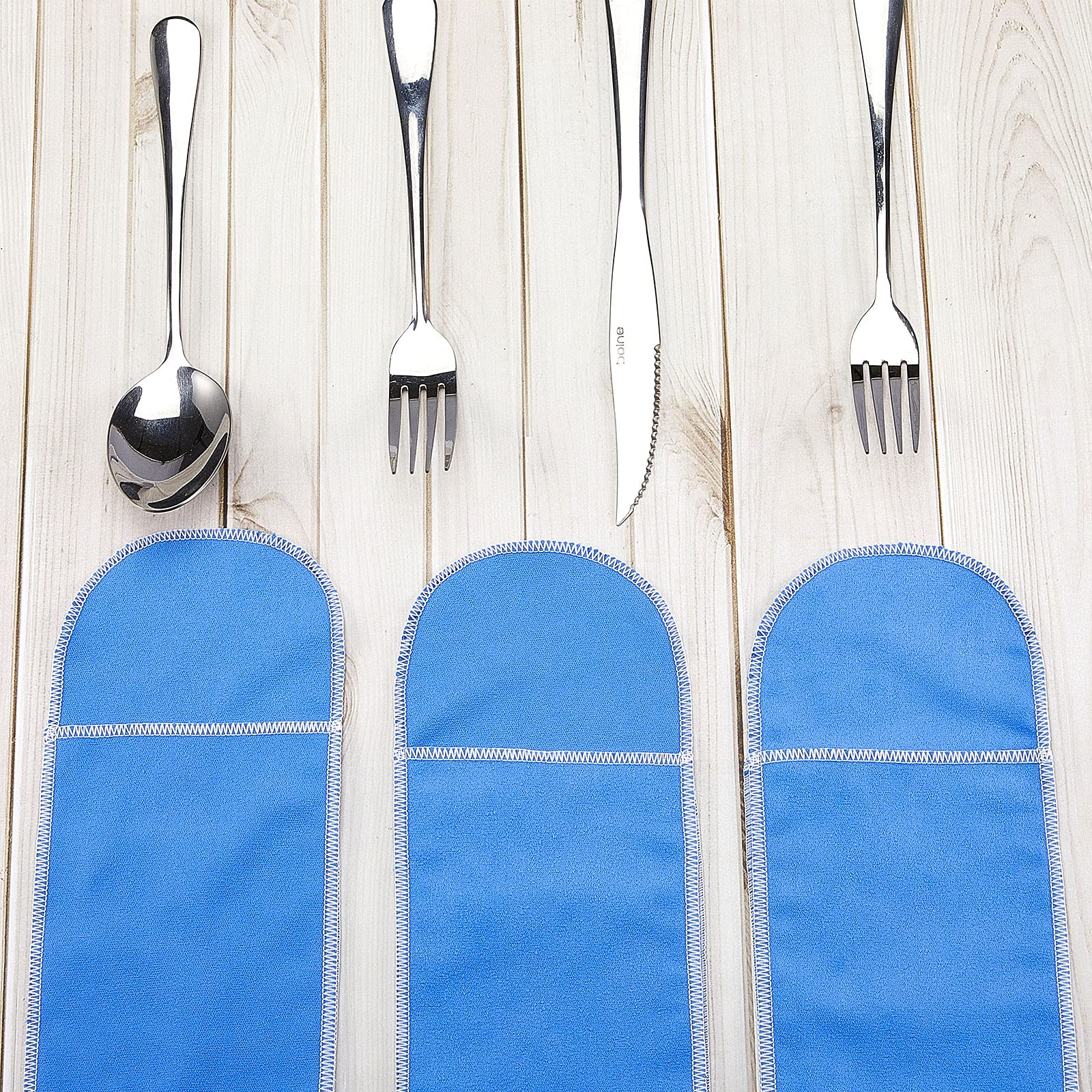 Silver Storage Bags Flatware Storage Blue Silver Flatware Storage Silverware Box Storage For Silver Tarnish Proof Silverware Clo