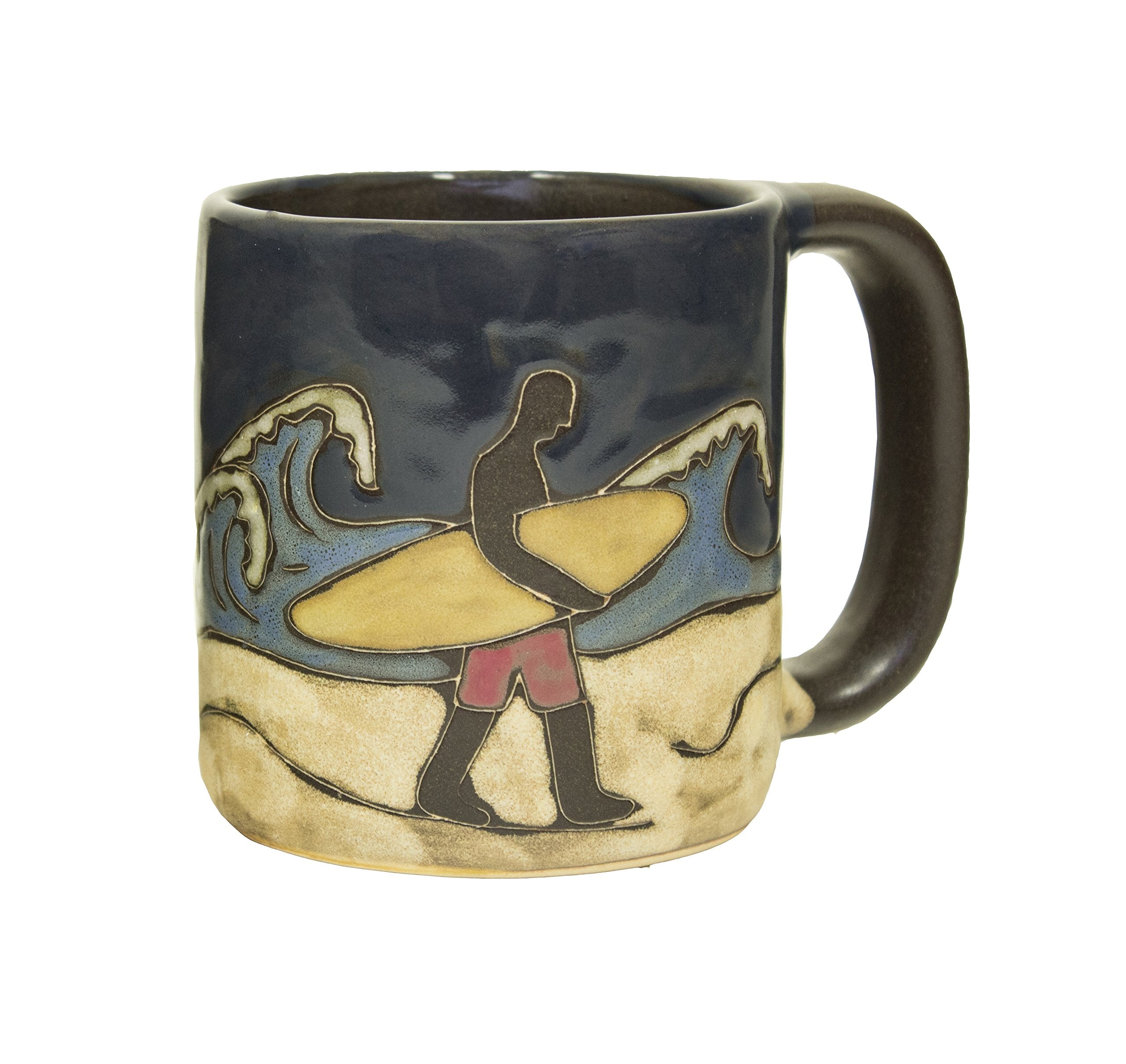 Mara Stoneware Mug  Surfer  16 oz (1)