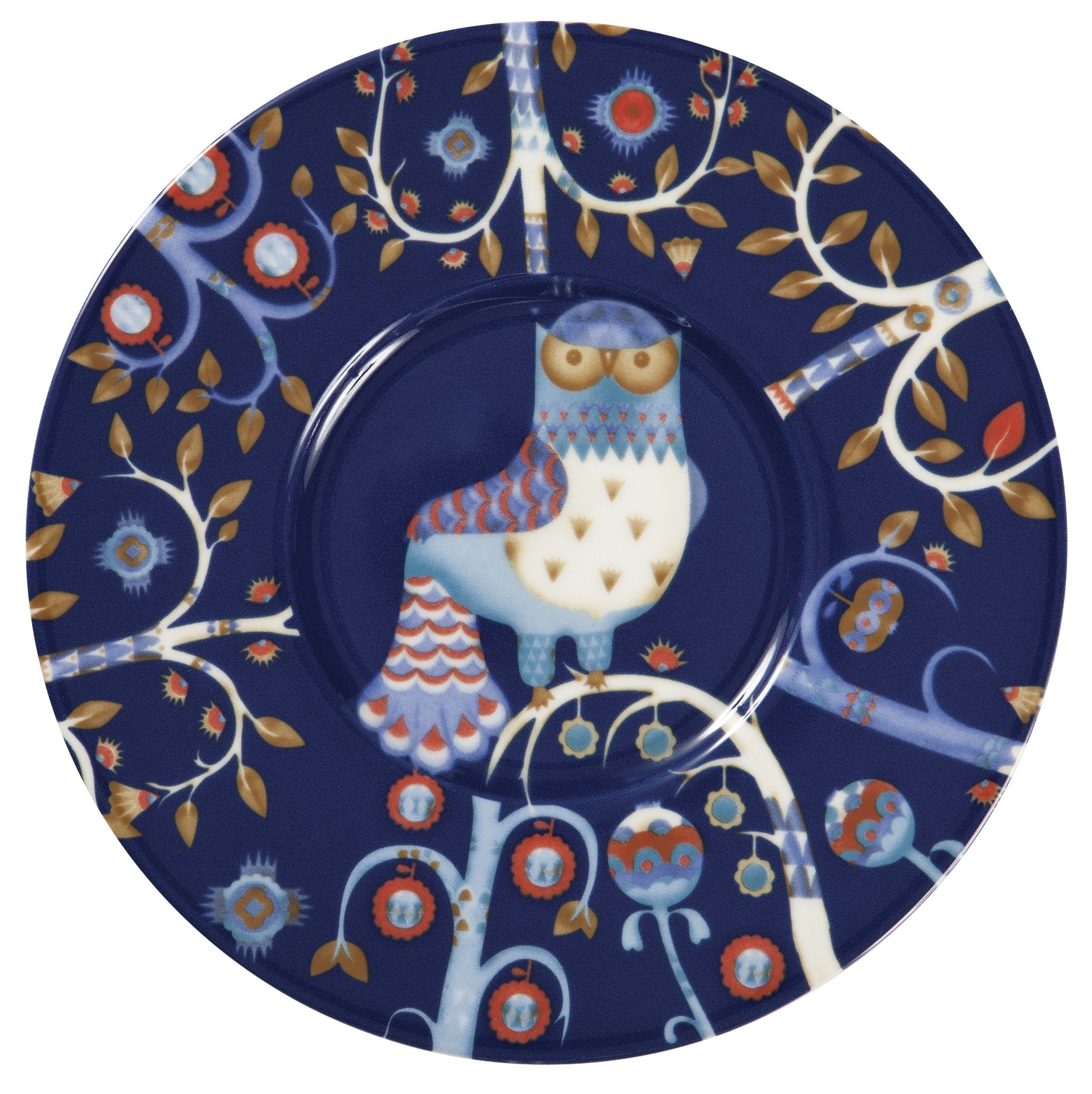 Iittala Taika Coffee/Cappuccino Saucer, Blue, 6-3/4-Inch