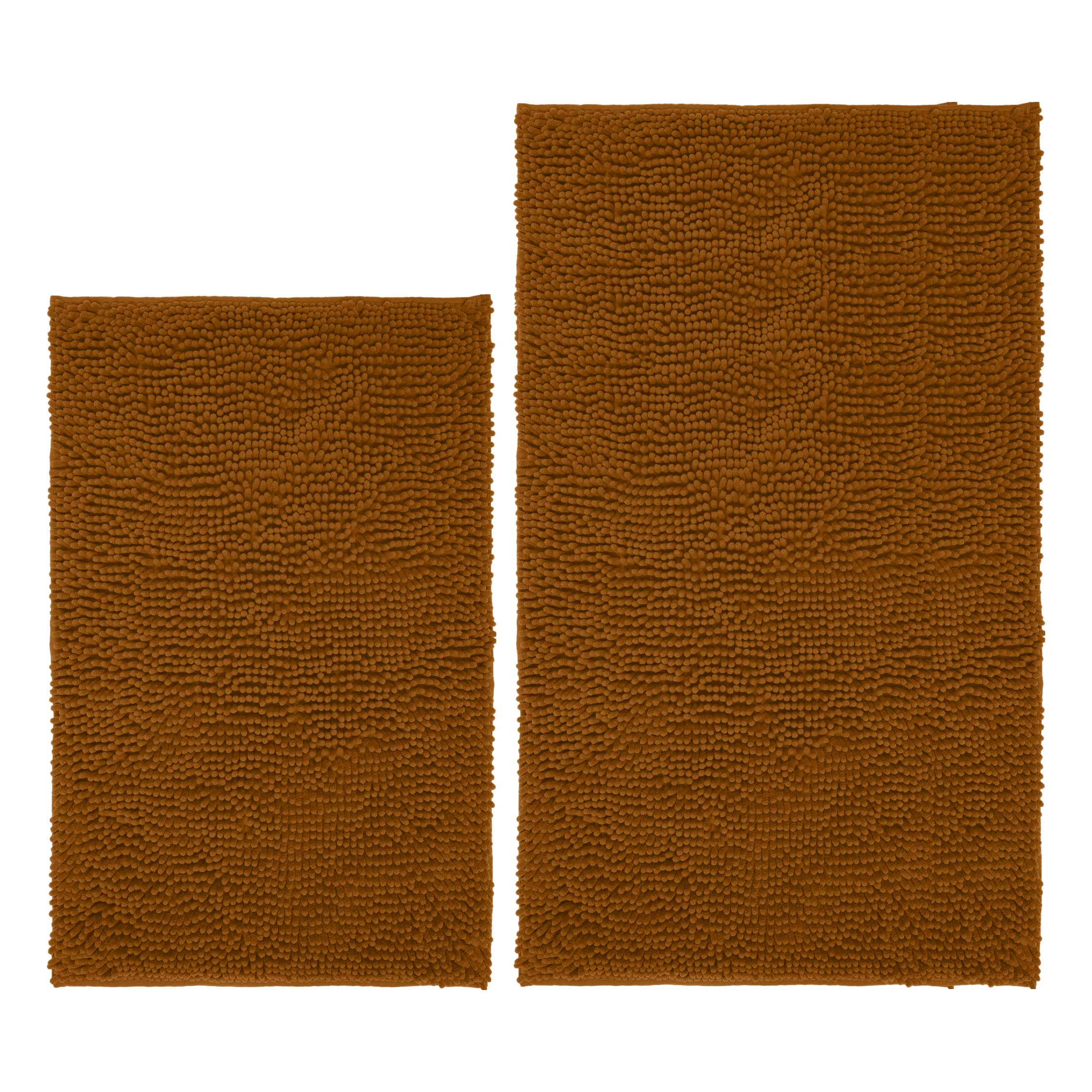 Luxurux Bathroom Rug Set-Extra-Soft Plush Bath Mat Shower Bathroom Rugs,1'' Chenille Microfiber Material, Super Absorbent (30''