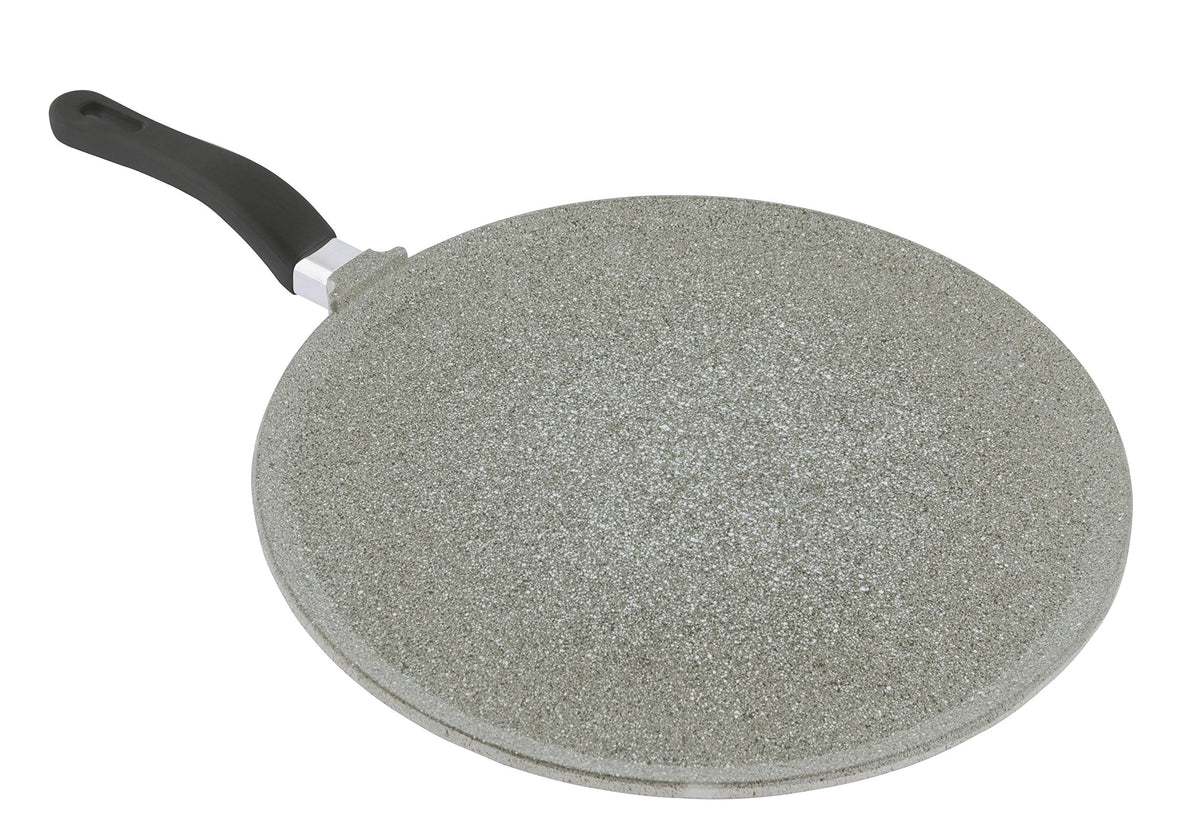 Mopita 28Cm/11'' Non-Stick Cast Aluminum Crepe Pan, Medium, Grey
