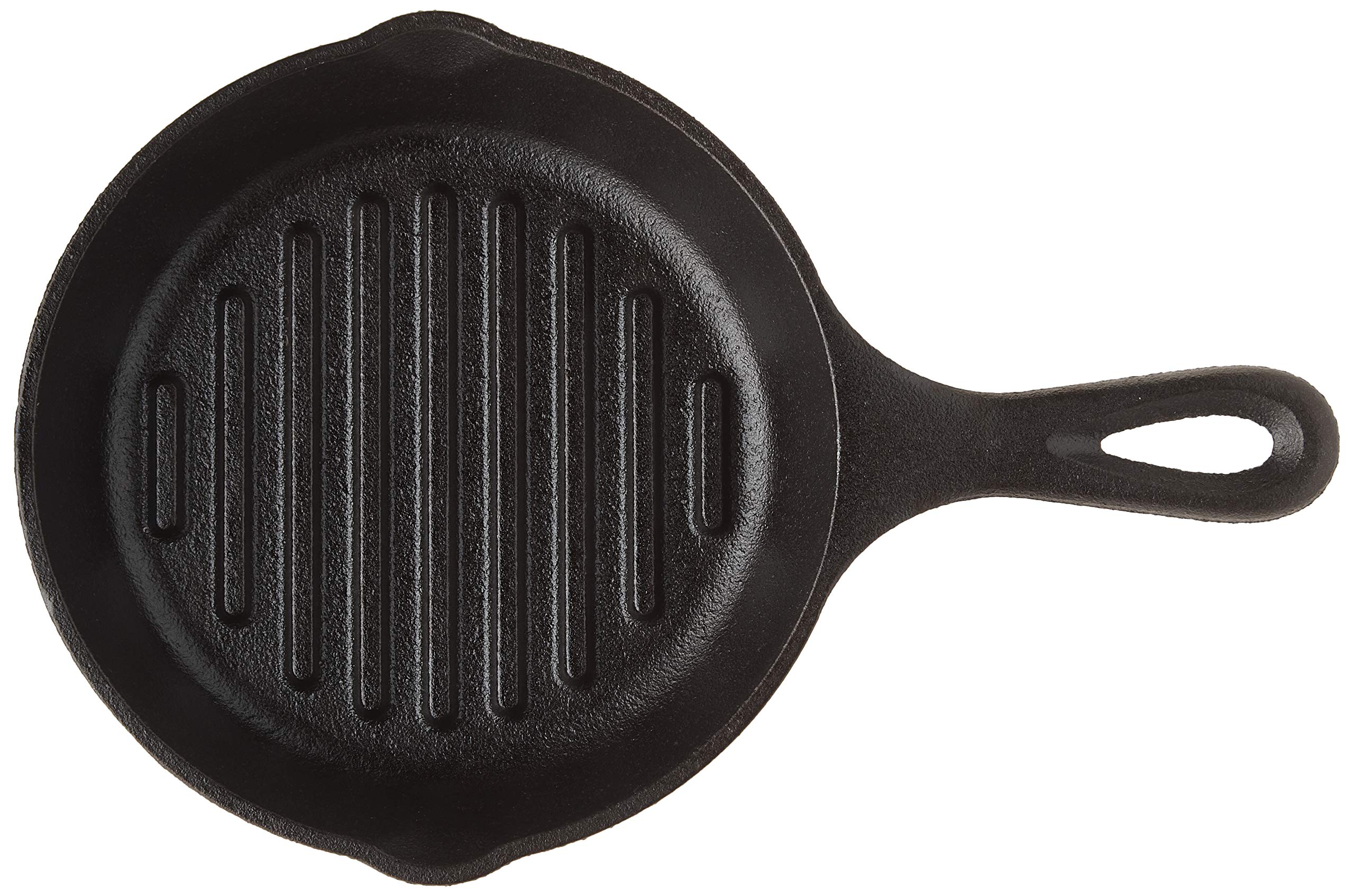 Lodge Cast Iron Grill Pan, 6.5 Inch