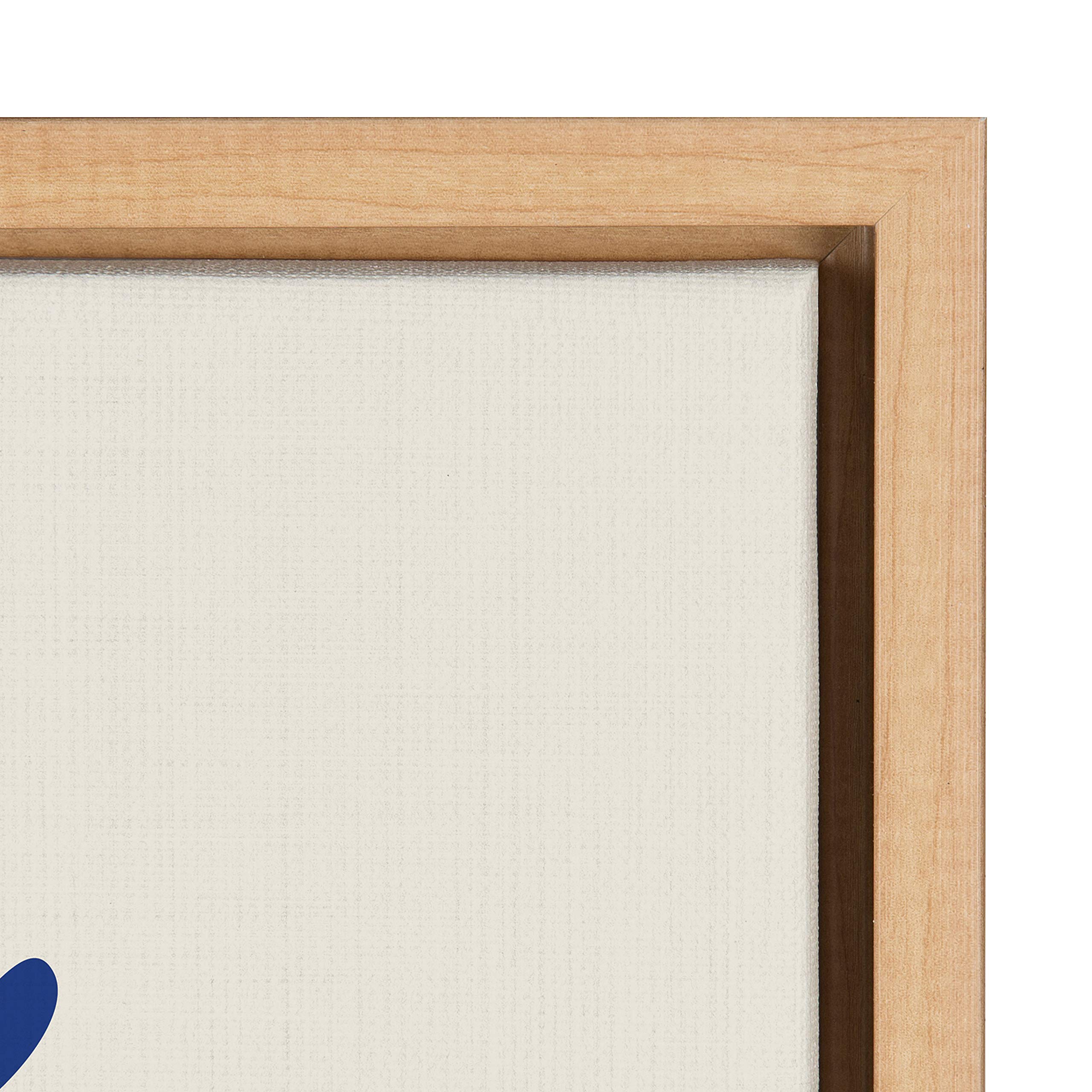 Kate And Laurel Sylvie 3 Cats Framed Canvas Wall Art By Rachel Lee, 18X24 Natural, Abstract Wall Decor