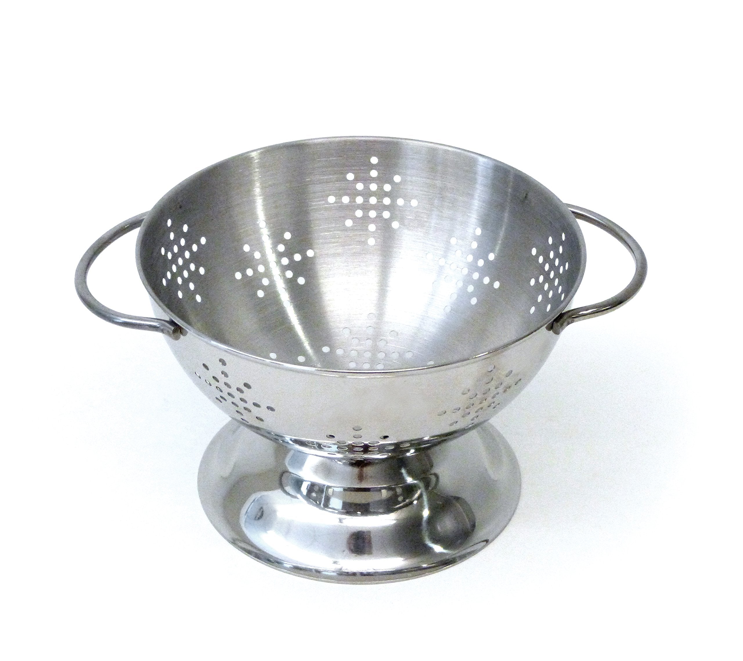 Rsvp International Endurance Kitchen Collection Colander Strainer, Mini, Pierced Stainless Steel