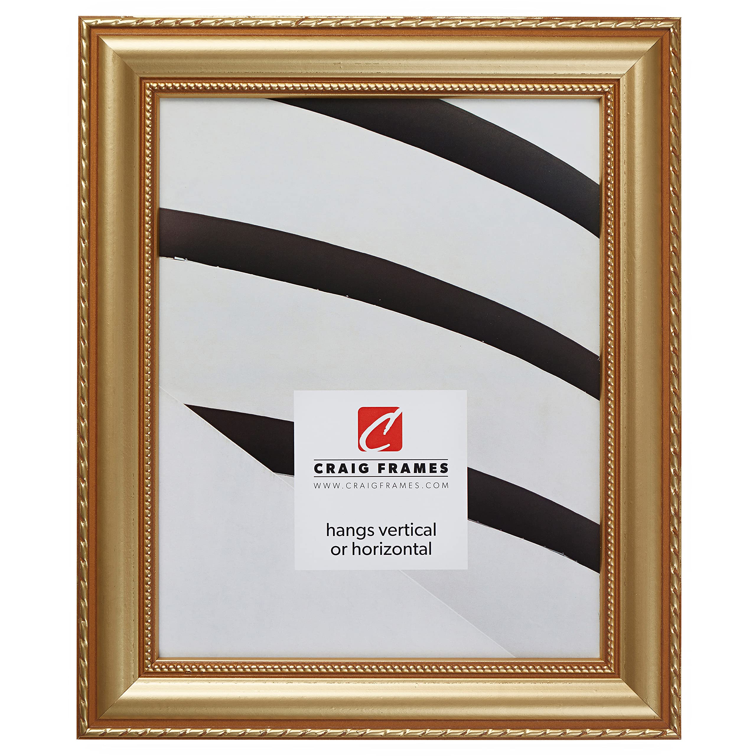 Craig Frames Victoria, 19x24 Picture Frame, Aged Gold