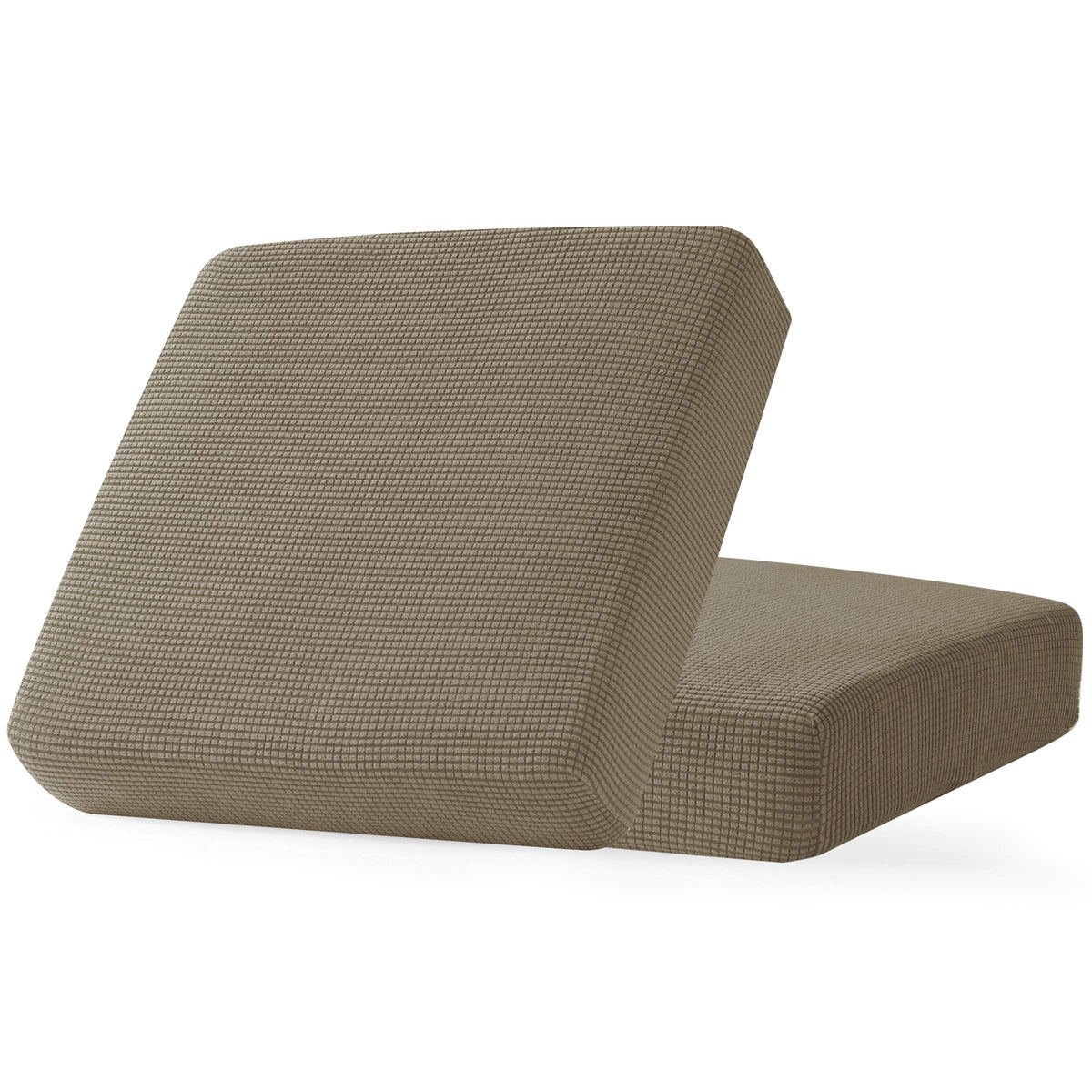 Chun Yi 2Pc Stretch Couch Cushion Covers, Sofa Seat Slipcovers Suitable For Armchair Loveseat Sofa With Spandex Jacquard Fabric(