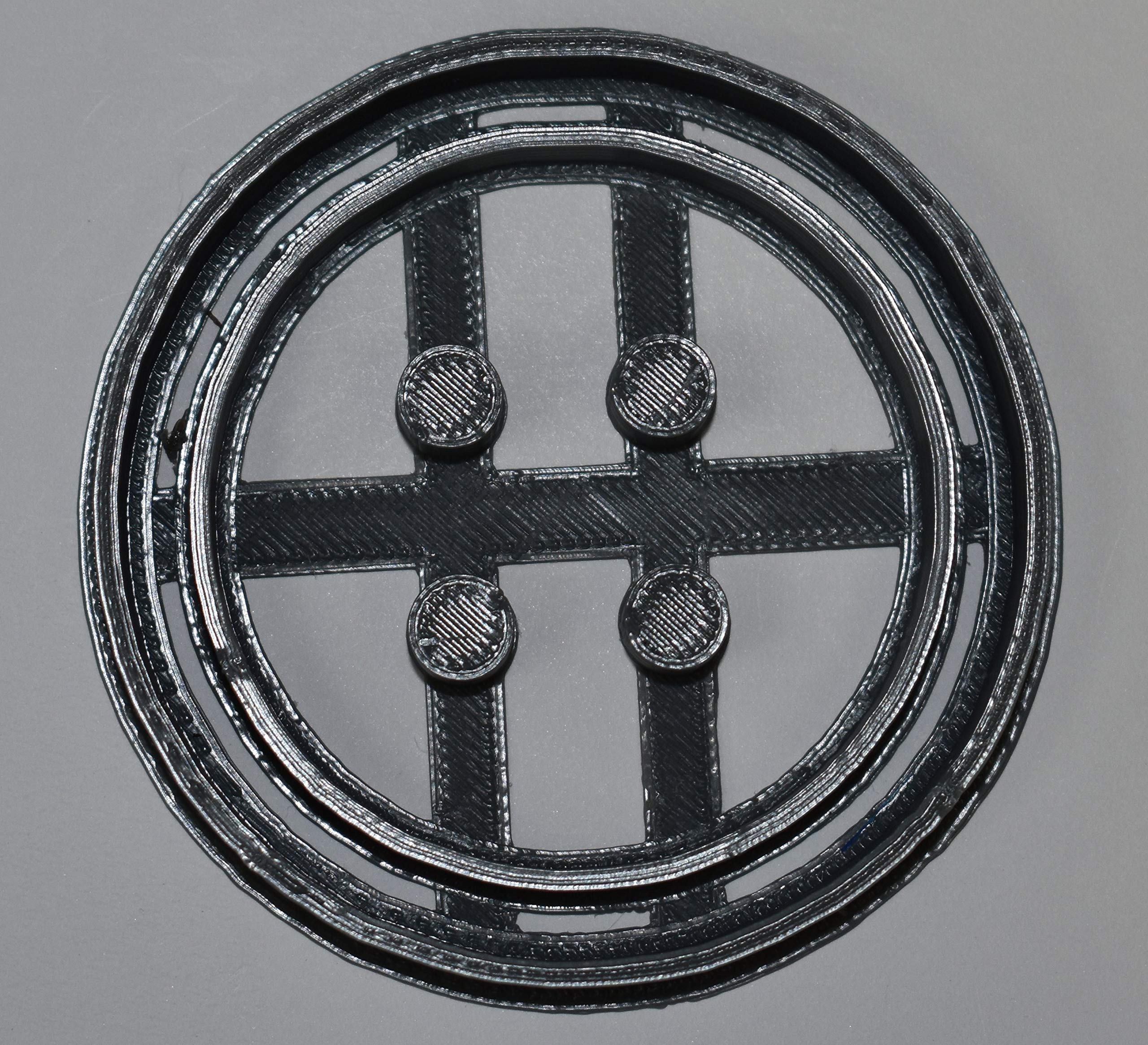 Button Shape Fastener Clothing Fashion Sewing Cookie Cutter Baking Tool Made In Usa Pr638