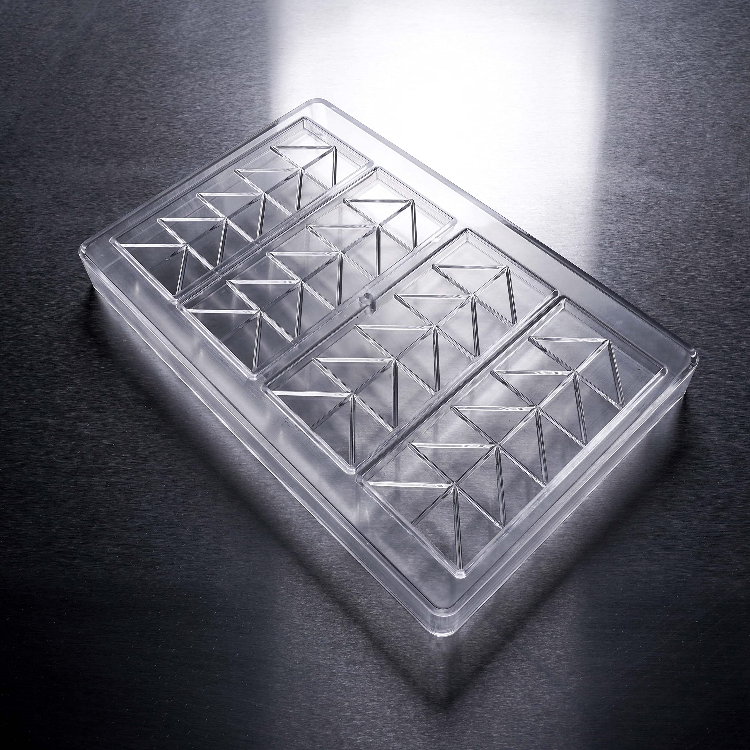 Polycarbonate Chocolate Bar Mold - Luxury Design - 46Ml 20 Piece