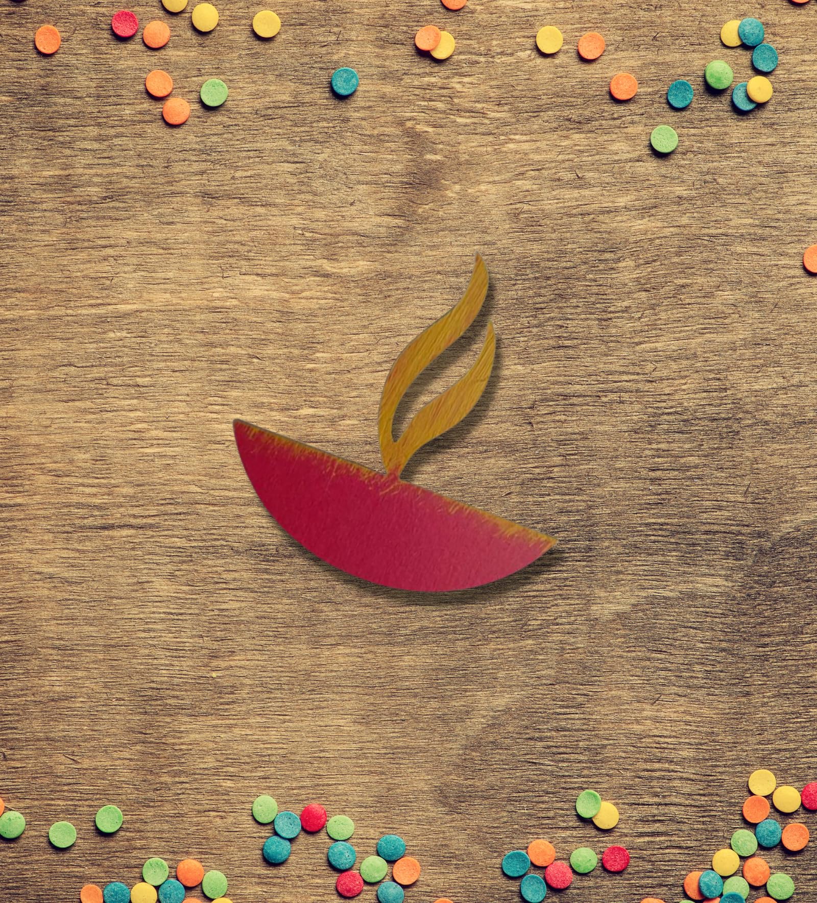 Chalk My Theme Eco-Friendly Diy Wall Hanging 3D Art For Home, Office, Cafe, And Restaurant Decoration Set Of 6