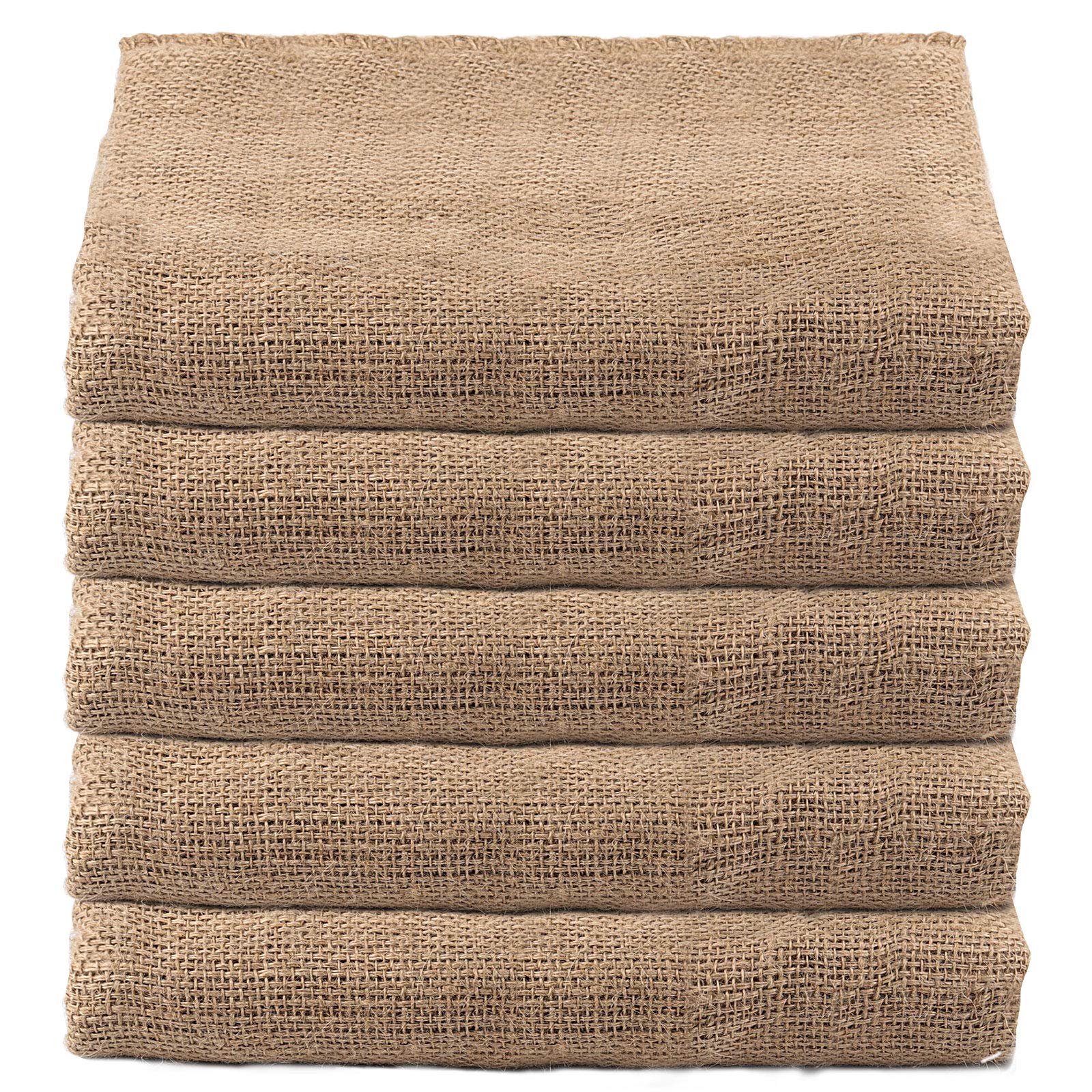 Hakzeon 5 Pcs Burlap Bags, 40X24 Inch Burlap Potato Sacks Race Bags For Adults And Kids, Reusable Sturdy Storage Bags For Home A