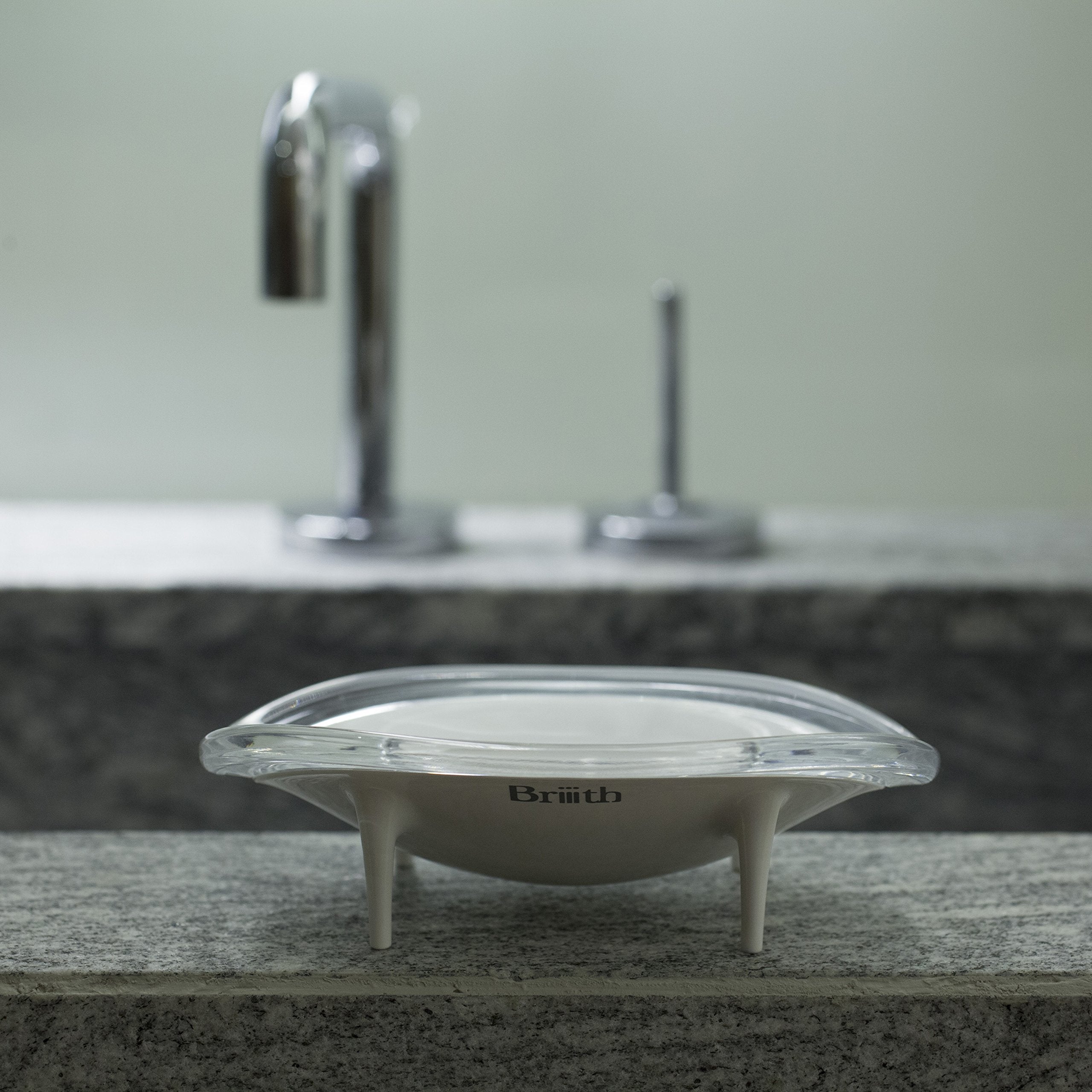 Briiith Ocean Soap Dish/Tray (Clear)