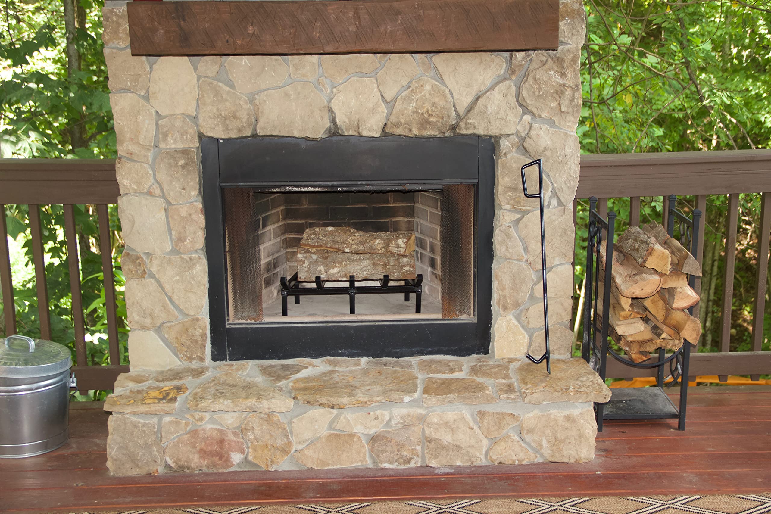 Steelfreak Super Heavy Duty Steel Fireplace Grate - Made In The Usa (18 Inch)