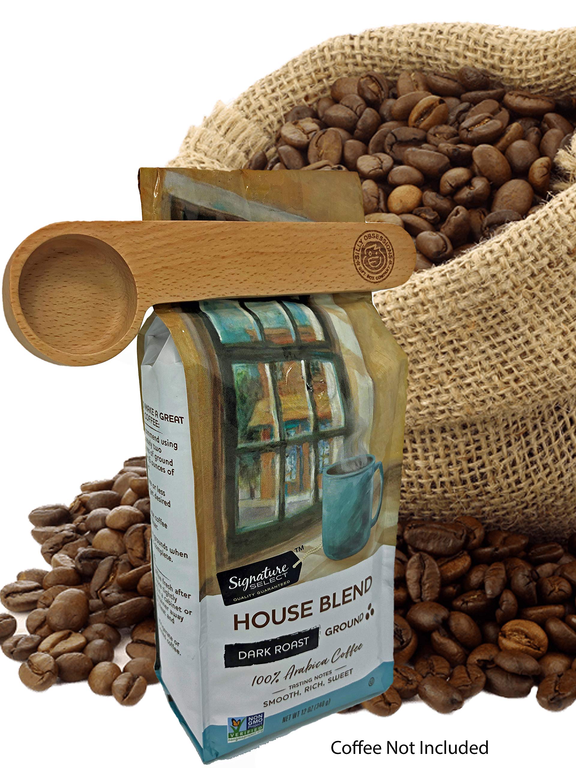 Silly Obsessions Coffee Lover Gift Basket For Mother Birthday Coffee Basket For Woman, Mom, Wife. Coffee Themed Gifts For New Mo