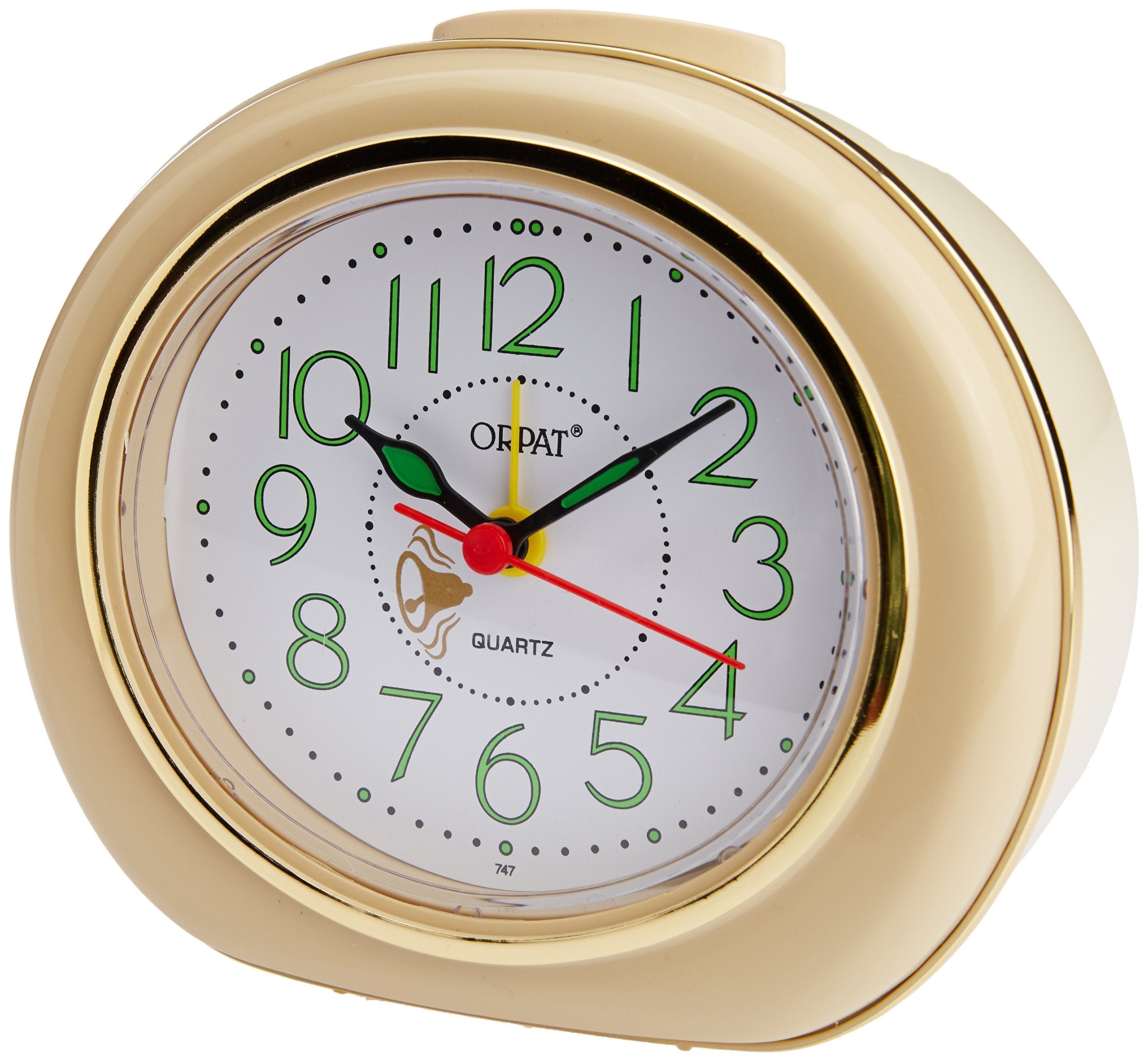 Orpat Bell Alarm Clock (Apricot, Tbm-747)