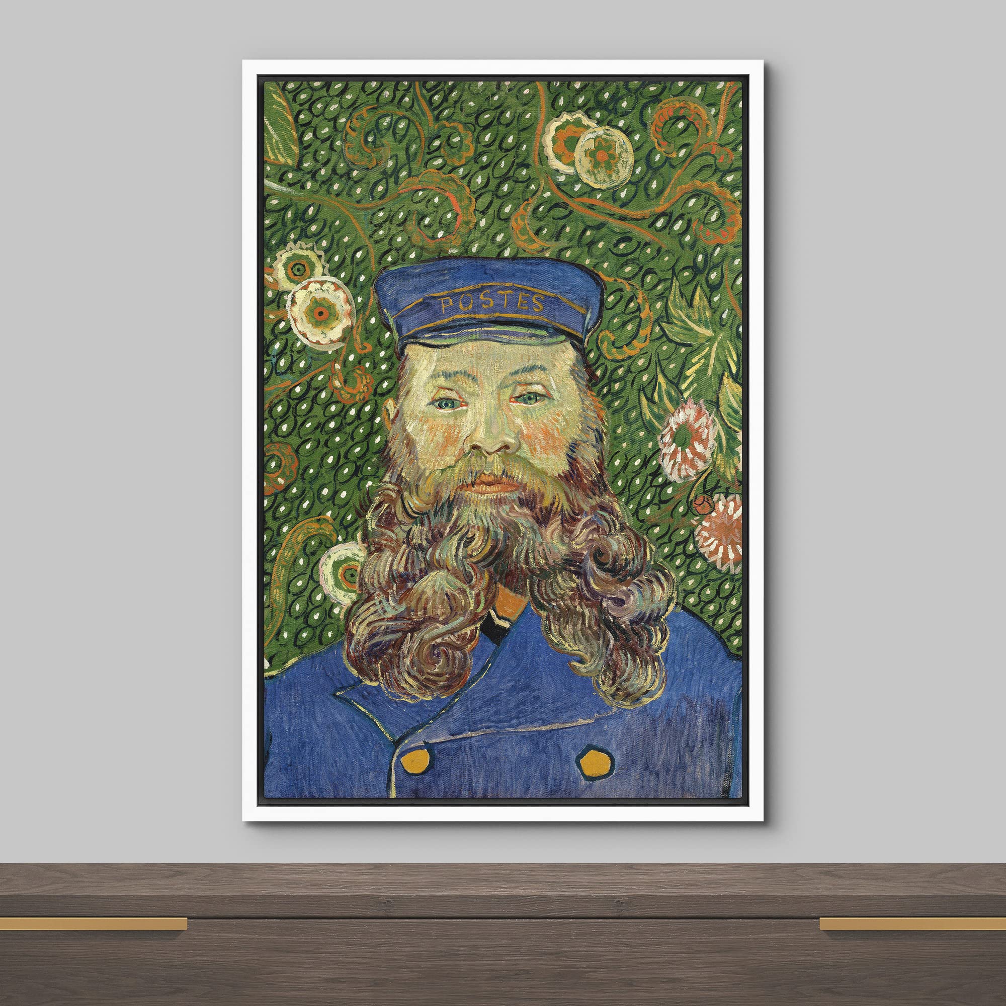 Wall26 Framed Canvas Print Wall Art Portrait Of Postman Joseph Roulin By Artist Vincent Van Gogh Nature Wilderness Illustrations