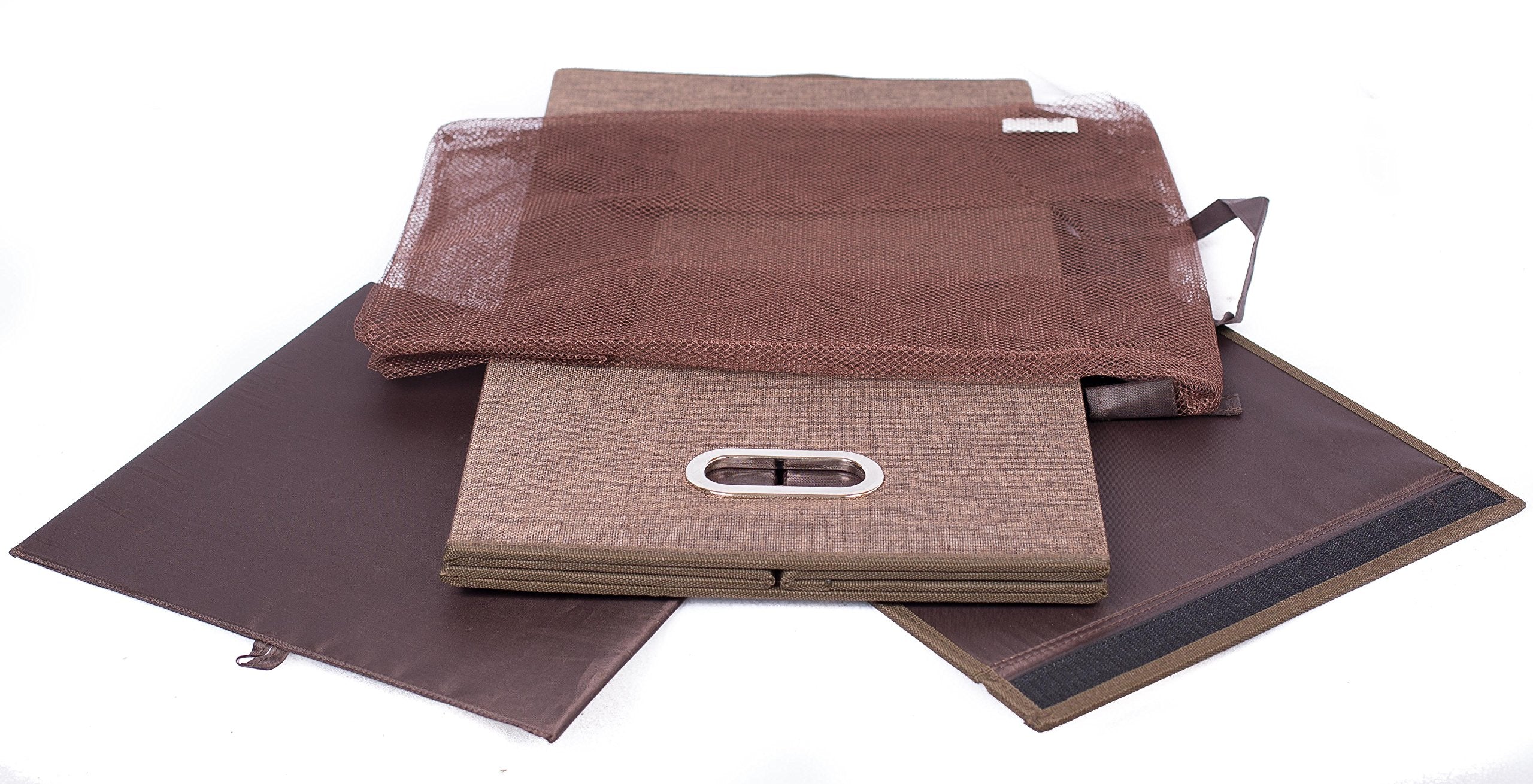 Birdrock Home Premium Linen Collapsible Laundry Hamper With 2 Load Capacity | Removable Mesh Bags, Magnetic Lid And Sturdy Mdf B