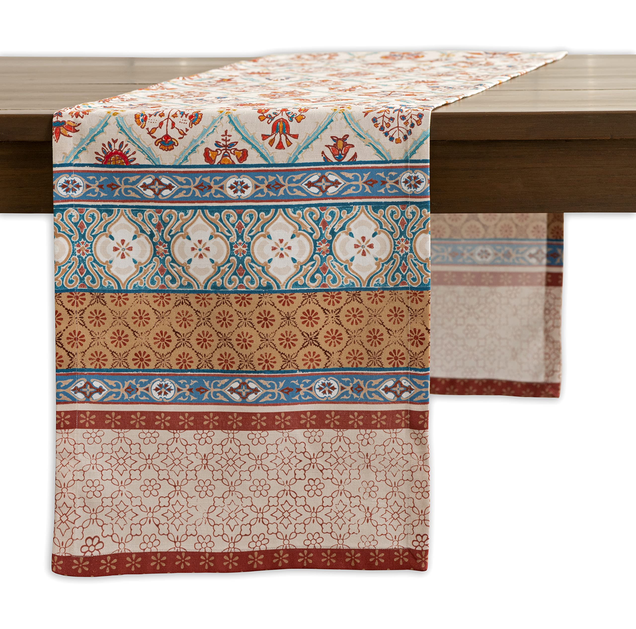 Maison D' Hermine Tablerunner 100% Cotton Table Runner Decorative Table Covers For Gifts, Dining, Home, Wedding, Banquet, Buffet