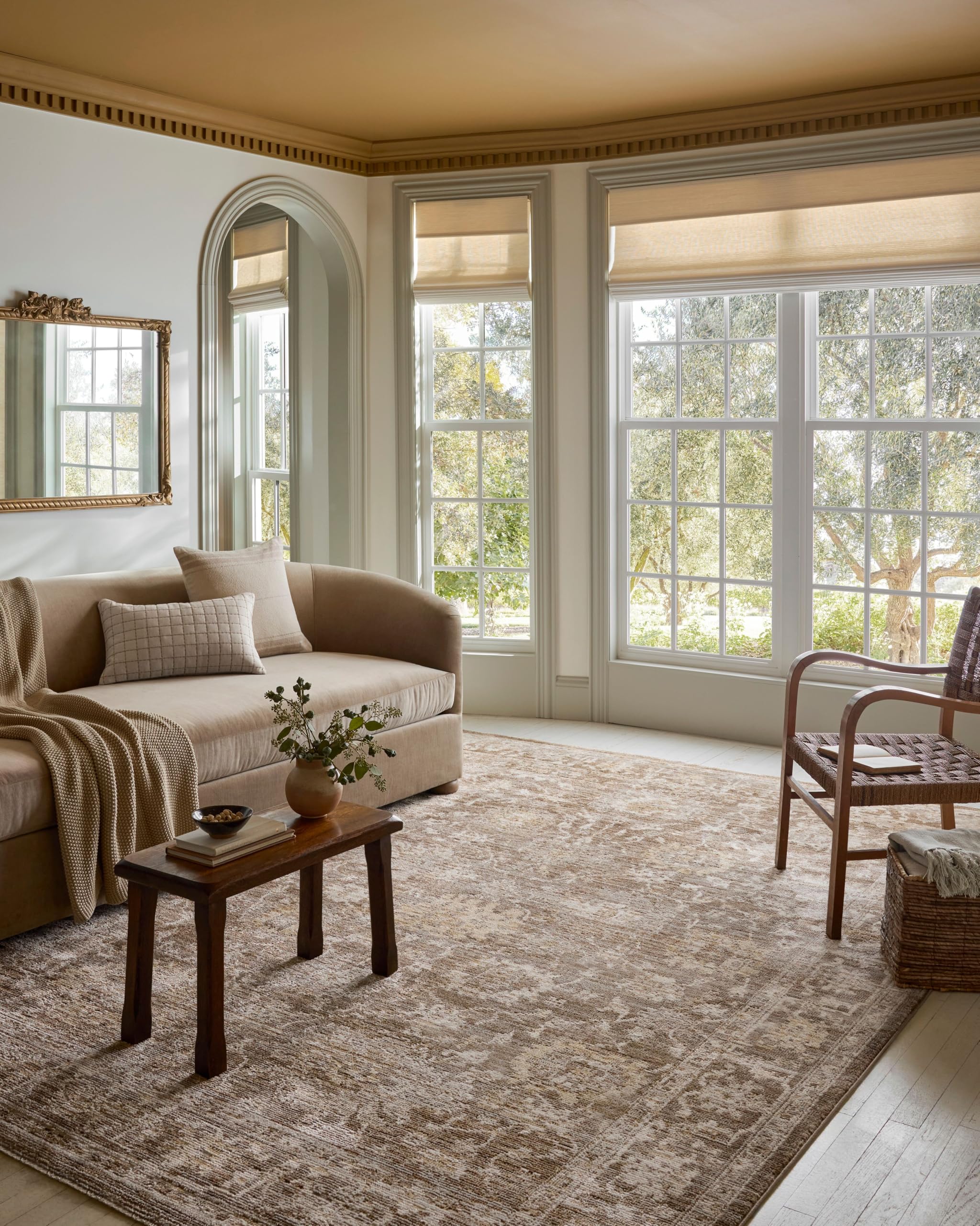 Loloi Magnolia Home by Joanna Gaines Pace Collection PAC-01 Bark/Natural 5-3 x 7-6 Area Rug
